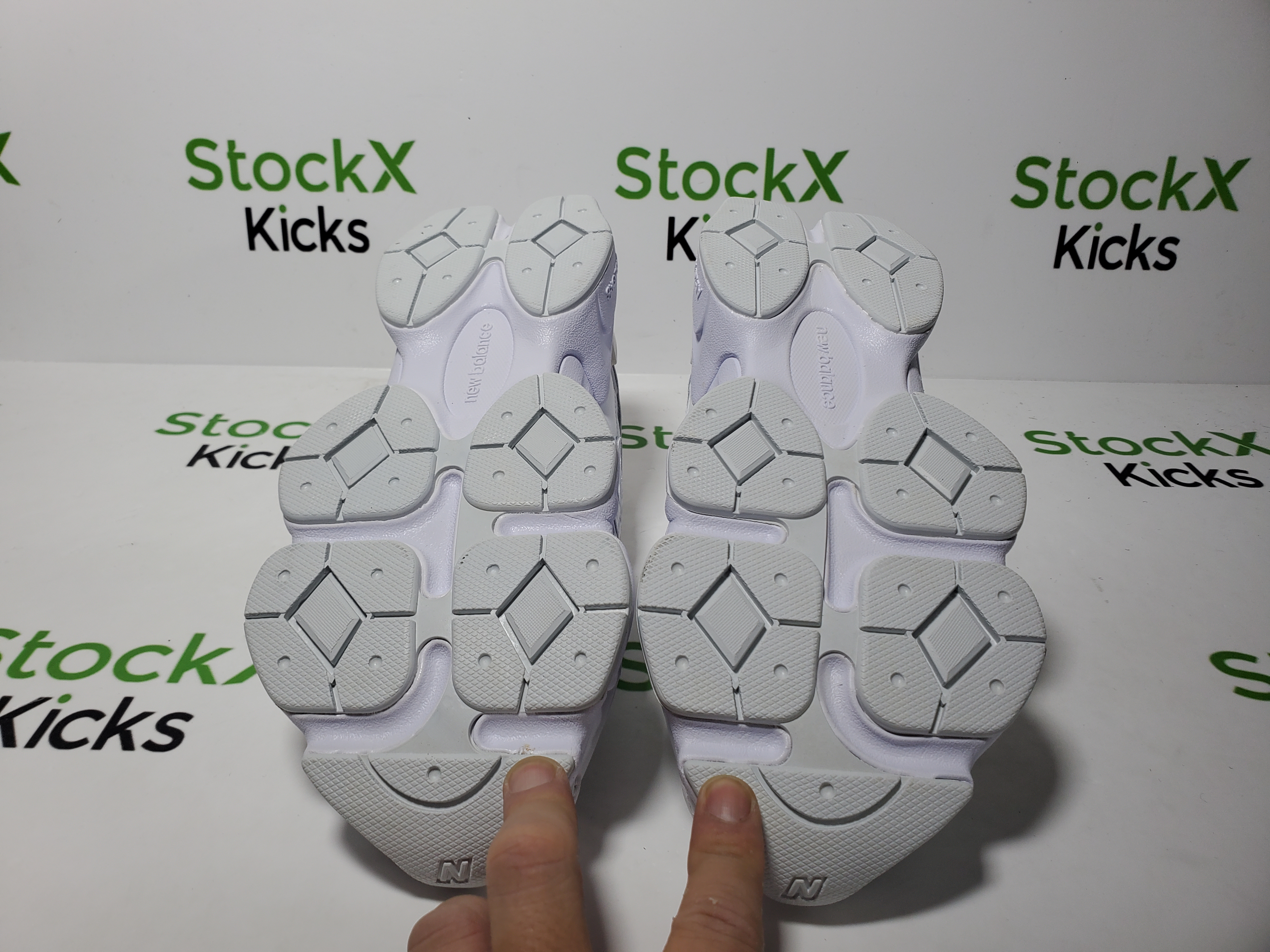 New Balance 9060 Triple White U9060NRJ review StockxKicks 05