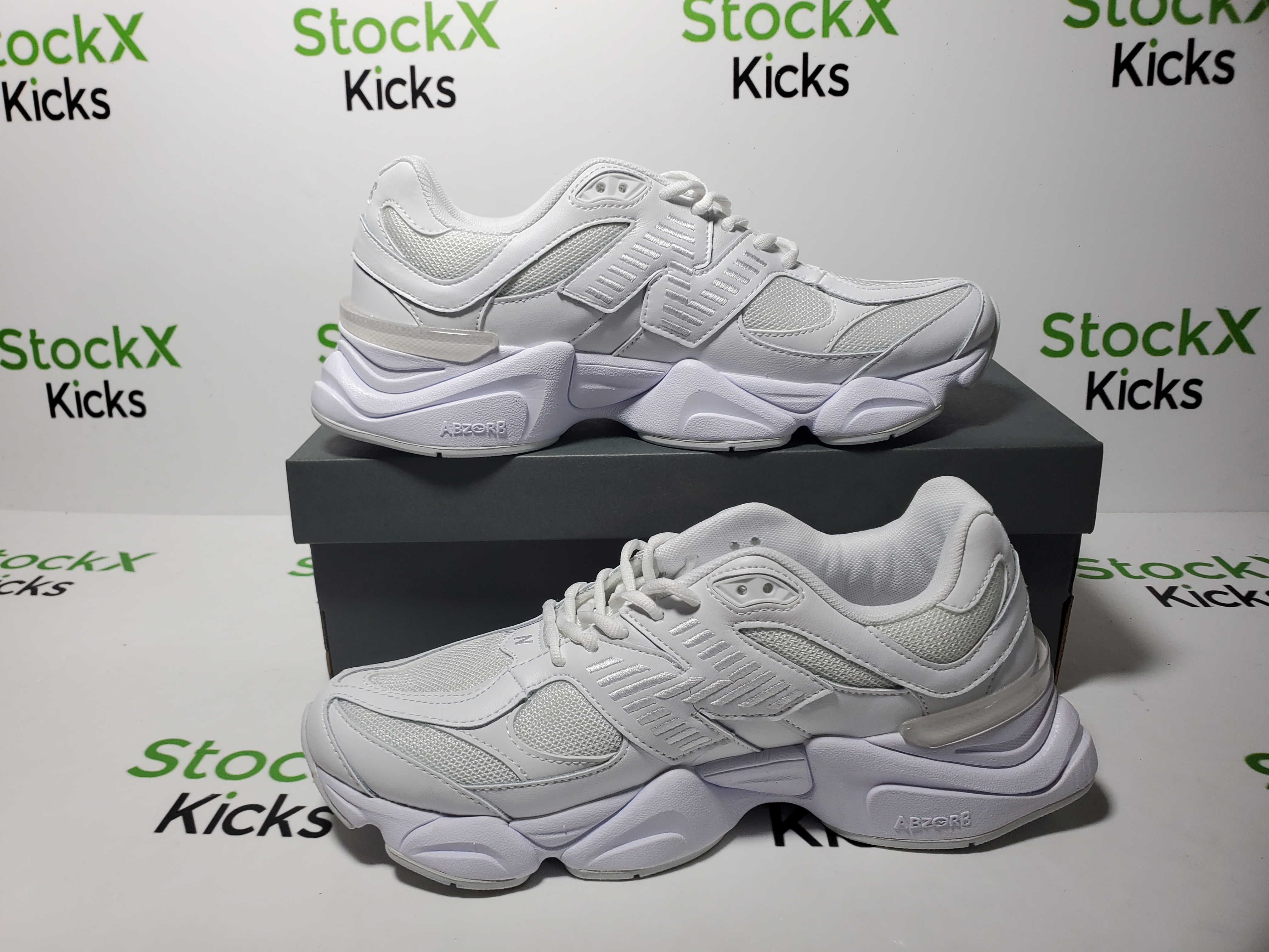 New Balance 9060 Triple White U9060NRJ review StockxKicks 02