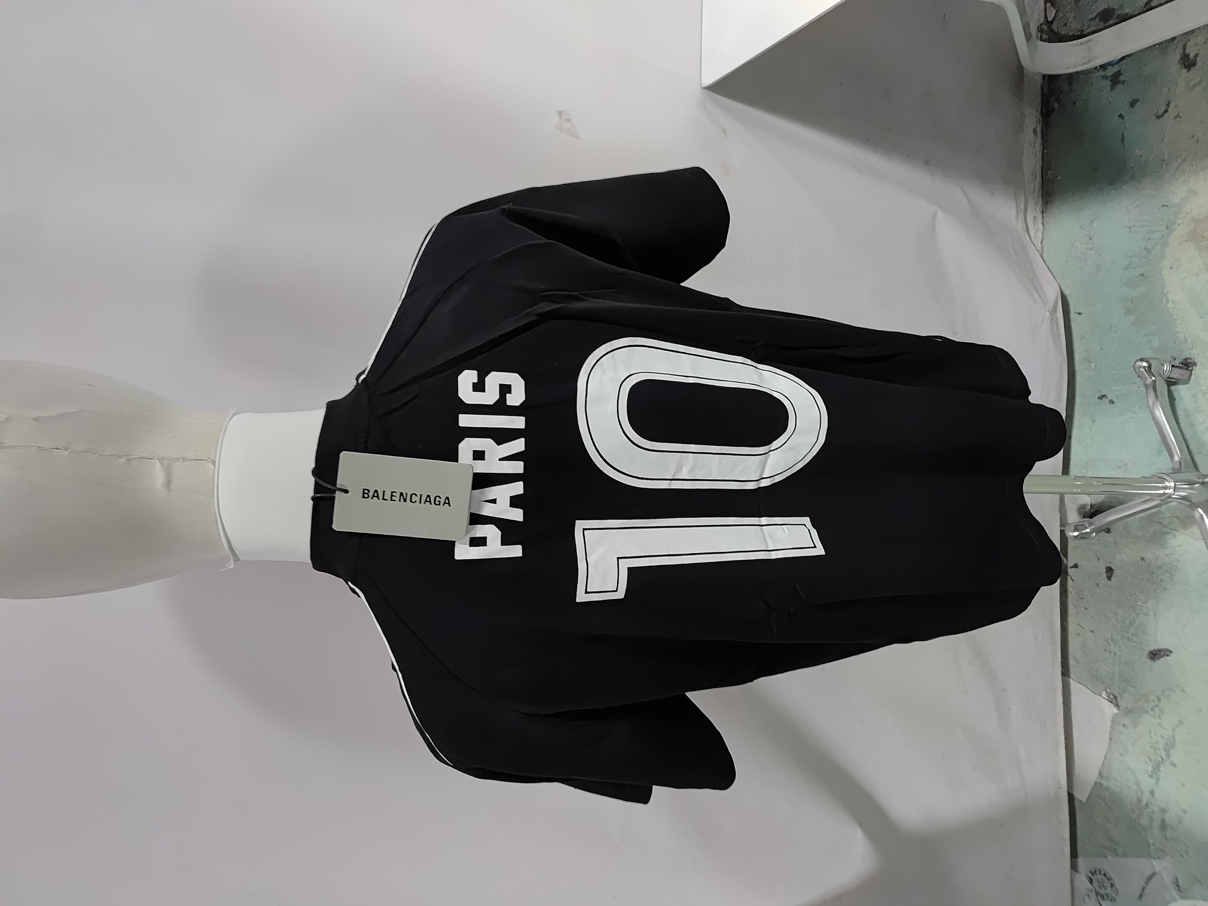 Balenciaga Lion Crest Soccer T-Shirt Black+Amiri Jeans  review StockxKicks 03