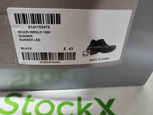 【TOP PK Batch】Balenciaga Runner Black and Red LED 853225 WRNLD 1000 reviewed by