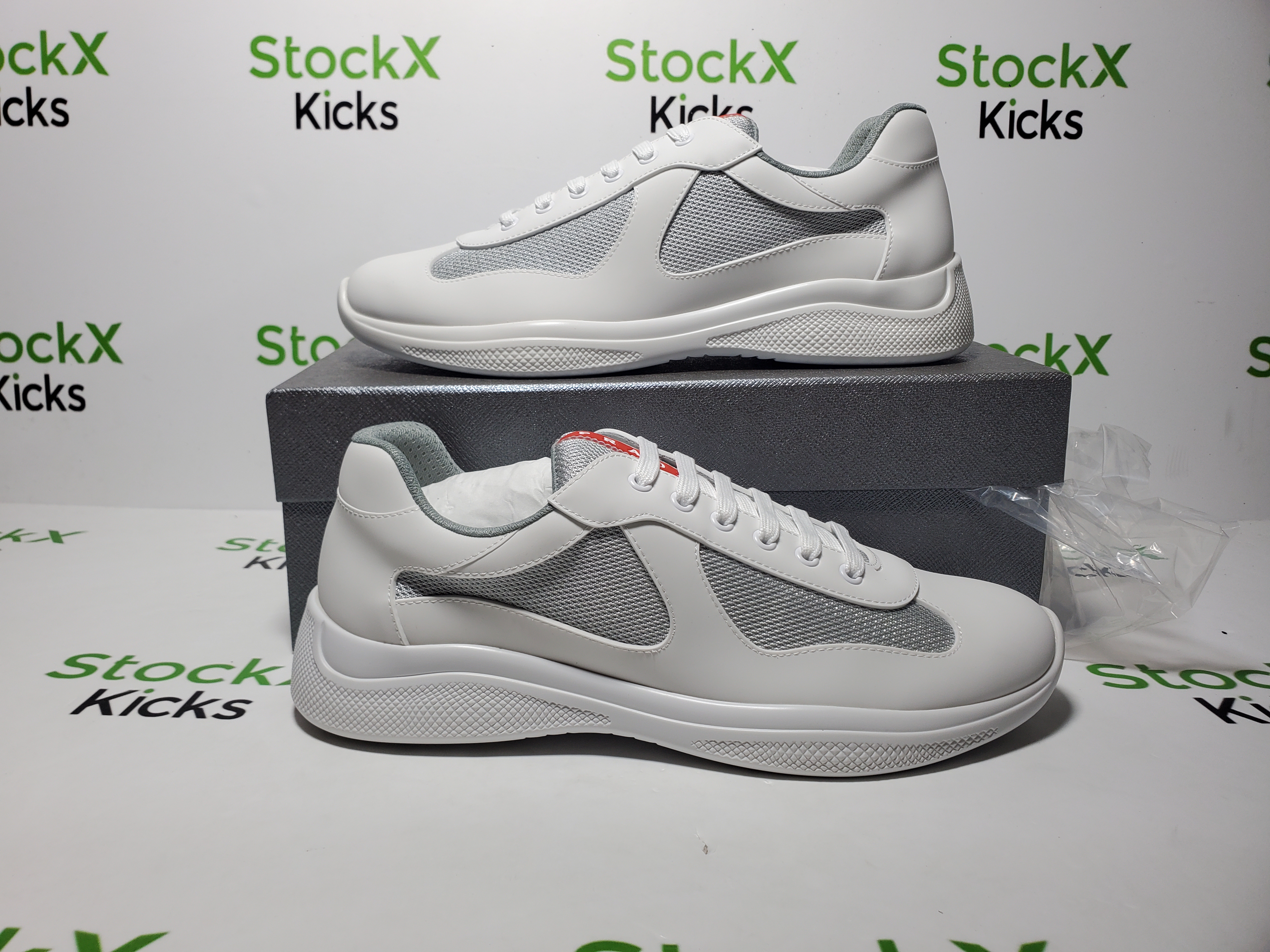 Prada America's Cup Rubber White review StockxKicks 05