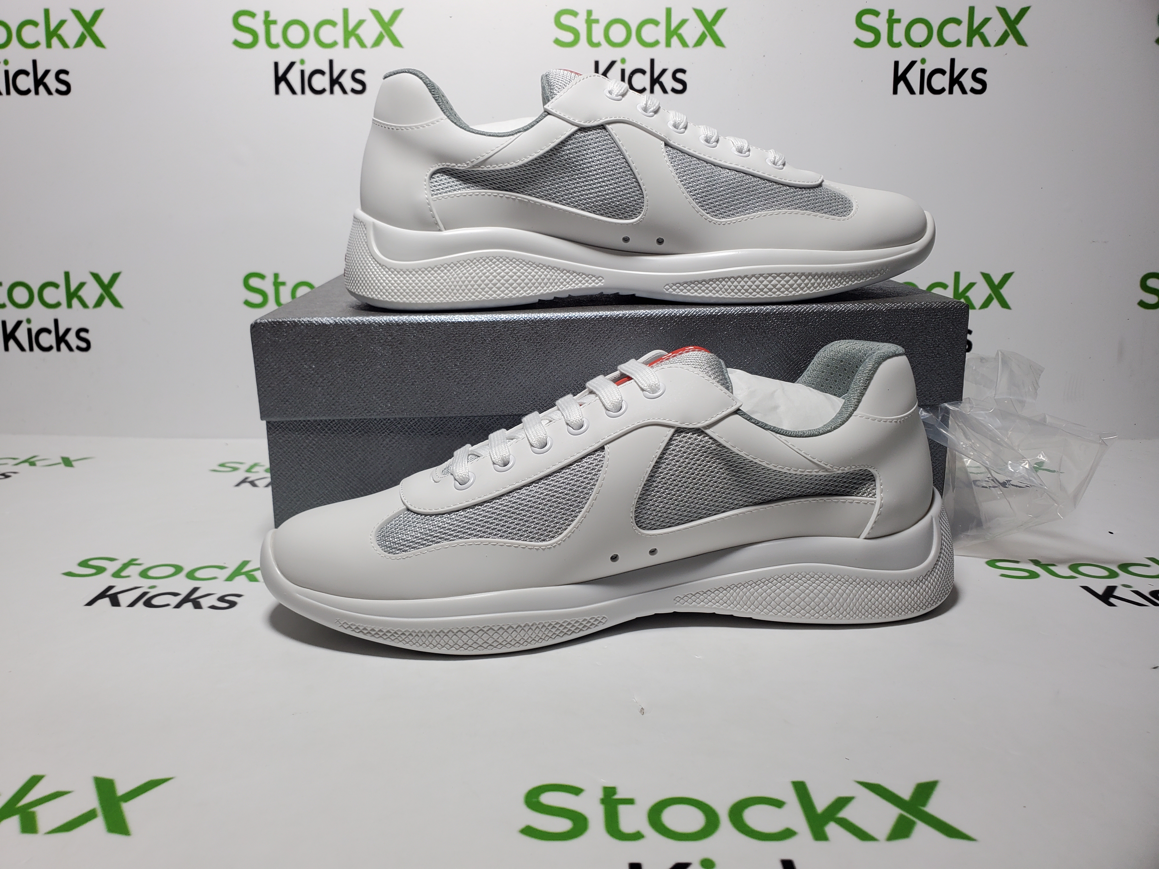 Prada America's Cup Rubber White review StockxKicks 06