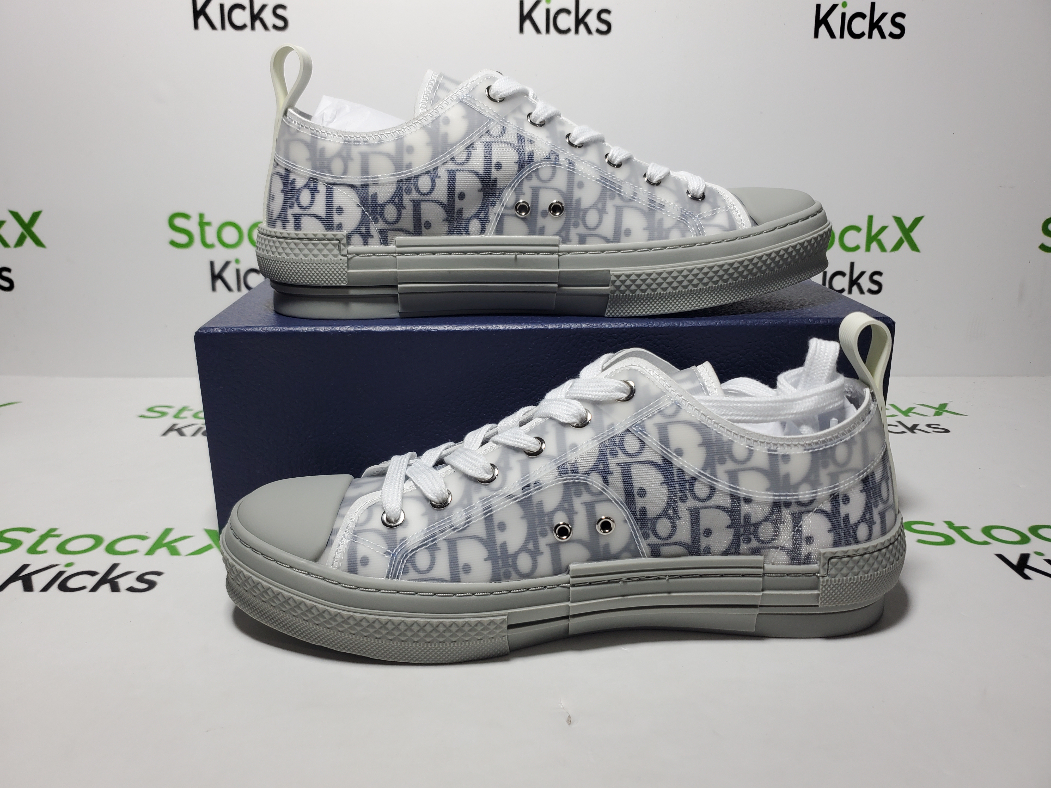 Dior B23 HT Oblique Low Cut Blue Gray 3SN272ZIR 16536 review StockxKicks 05