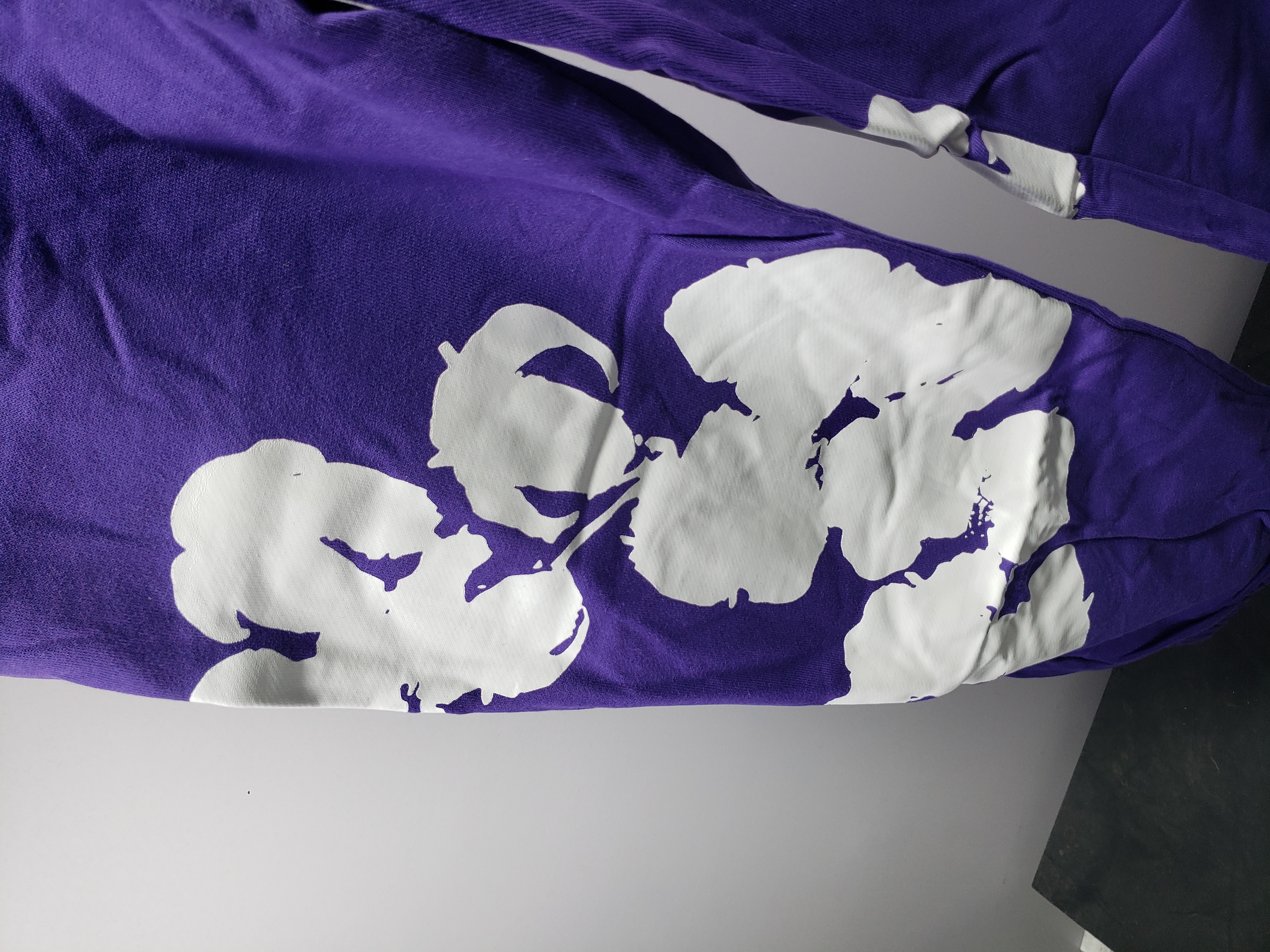Denim Tears Big Cotton Wreath Hoodie & Sweatpant Set #5671-8215 Purple review StockxKicks 06