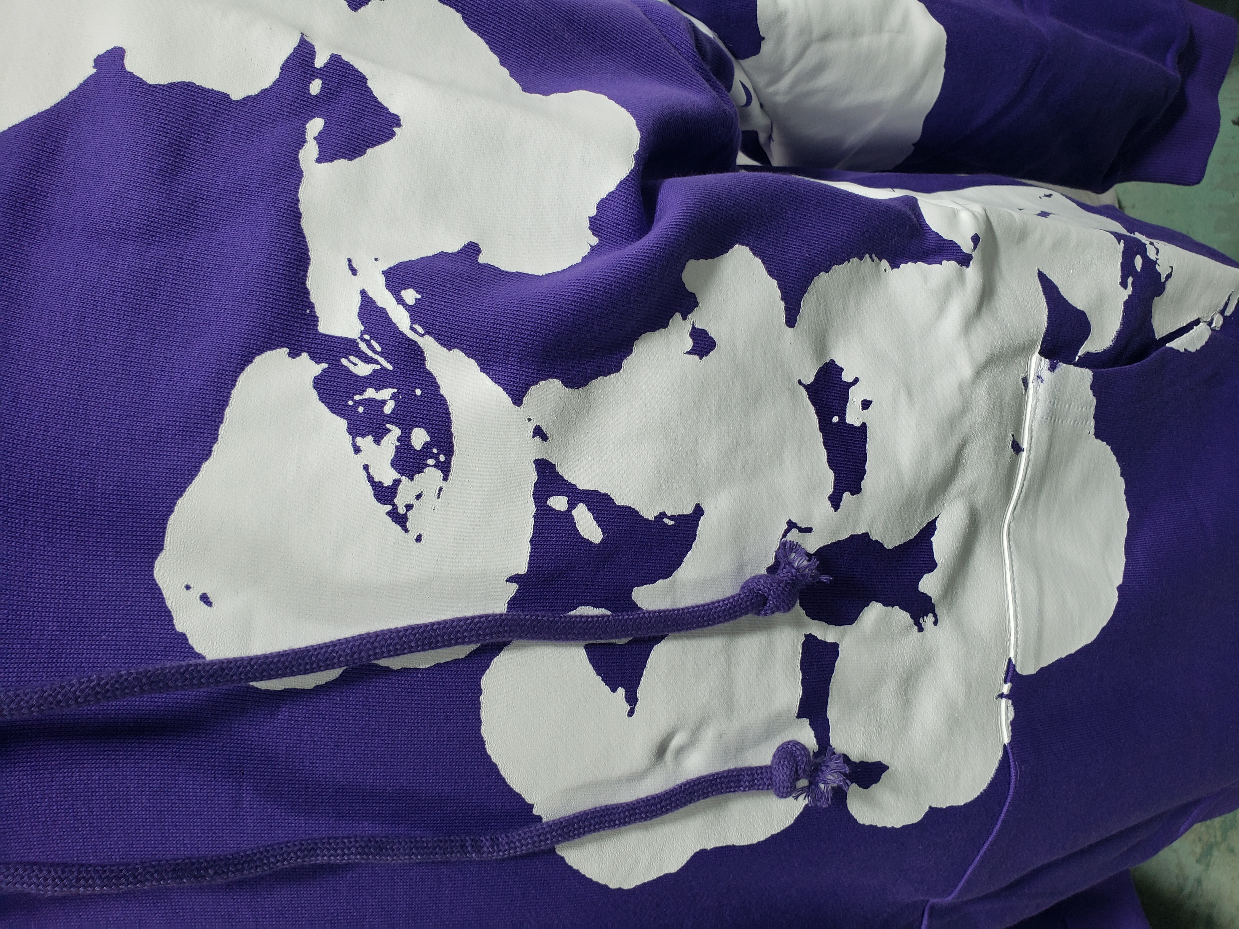 Denim Tears Big Cotton Wreath Hoodie & Sweatpant Set #5671-8215 Purple review StockxKicks 02