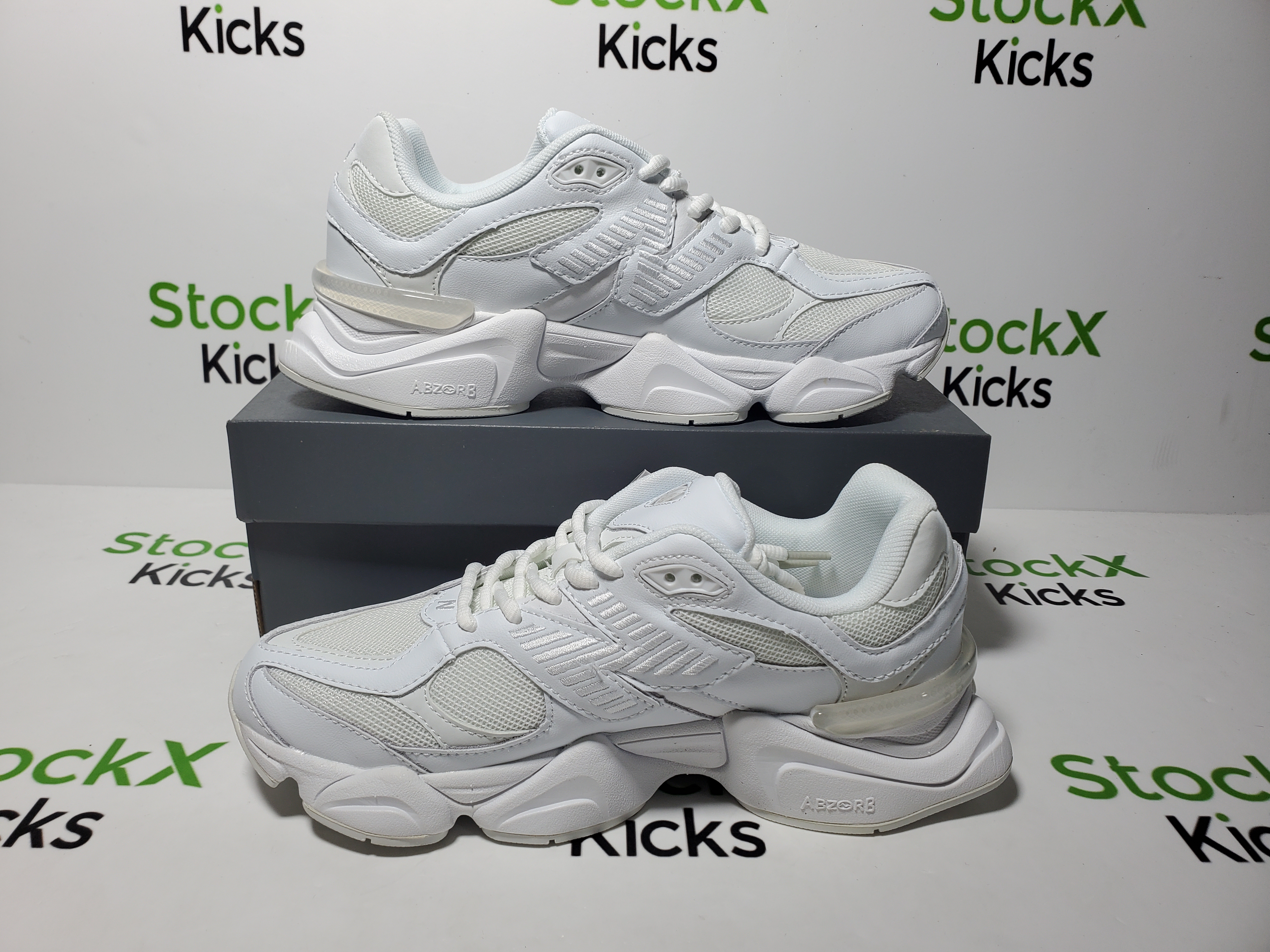 New Balance 9060 Triple White U9060NRJ review StockxKicks 00