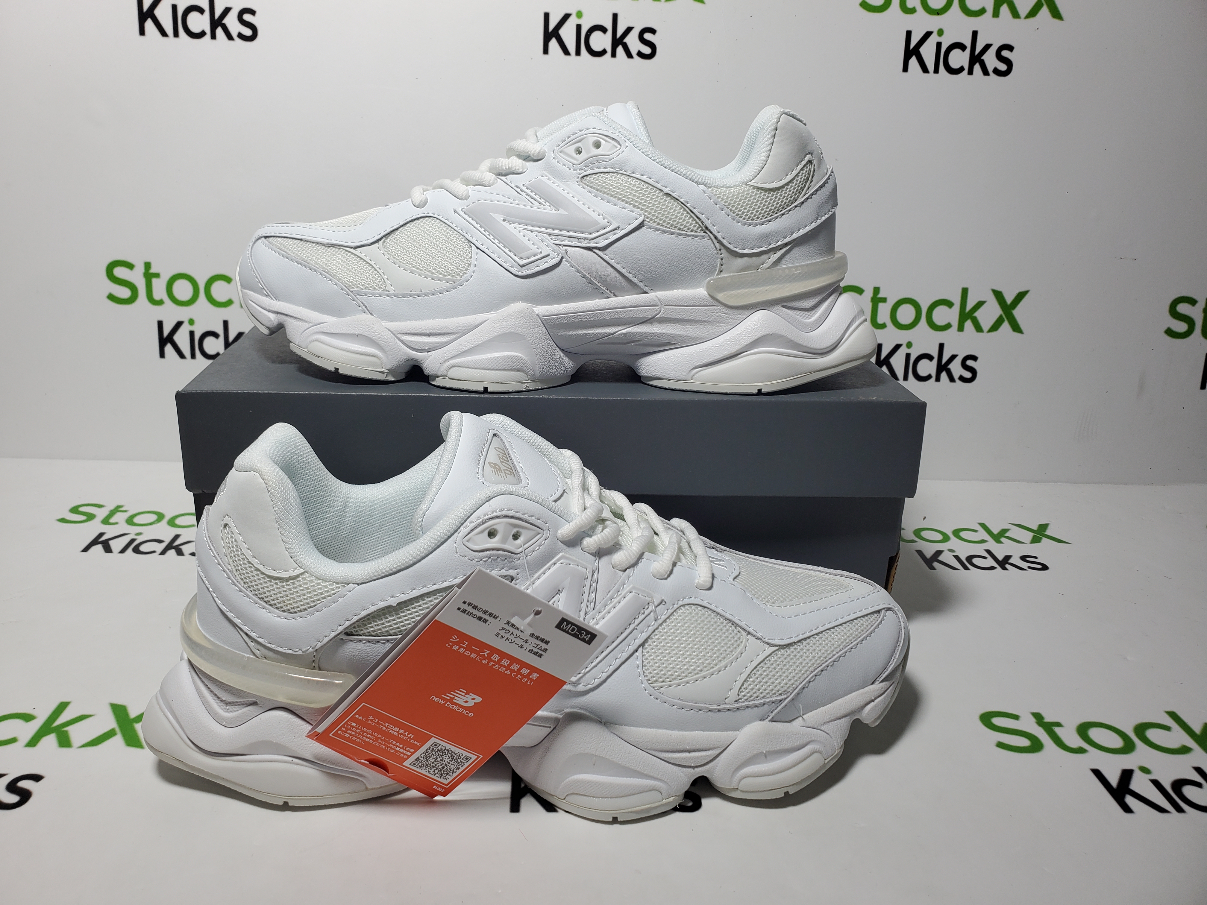 New Balance 9060 Triple White U9060NRJ review StockxKicks 01
