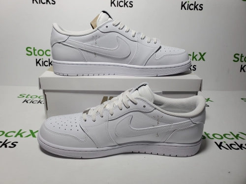 PK God Batch Air Jordan 1 Retro Low OG SP Travis Scott Michael Rubin White Party TD1228-111 reviewed by