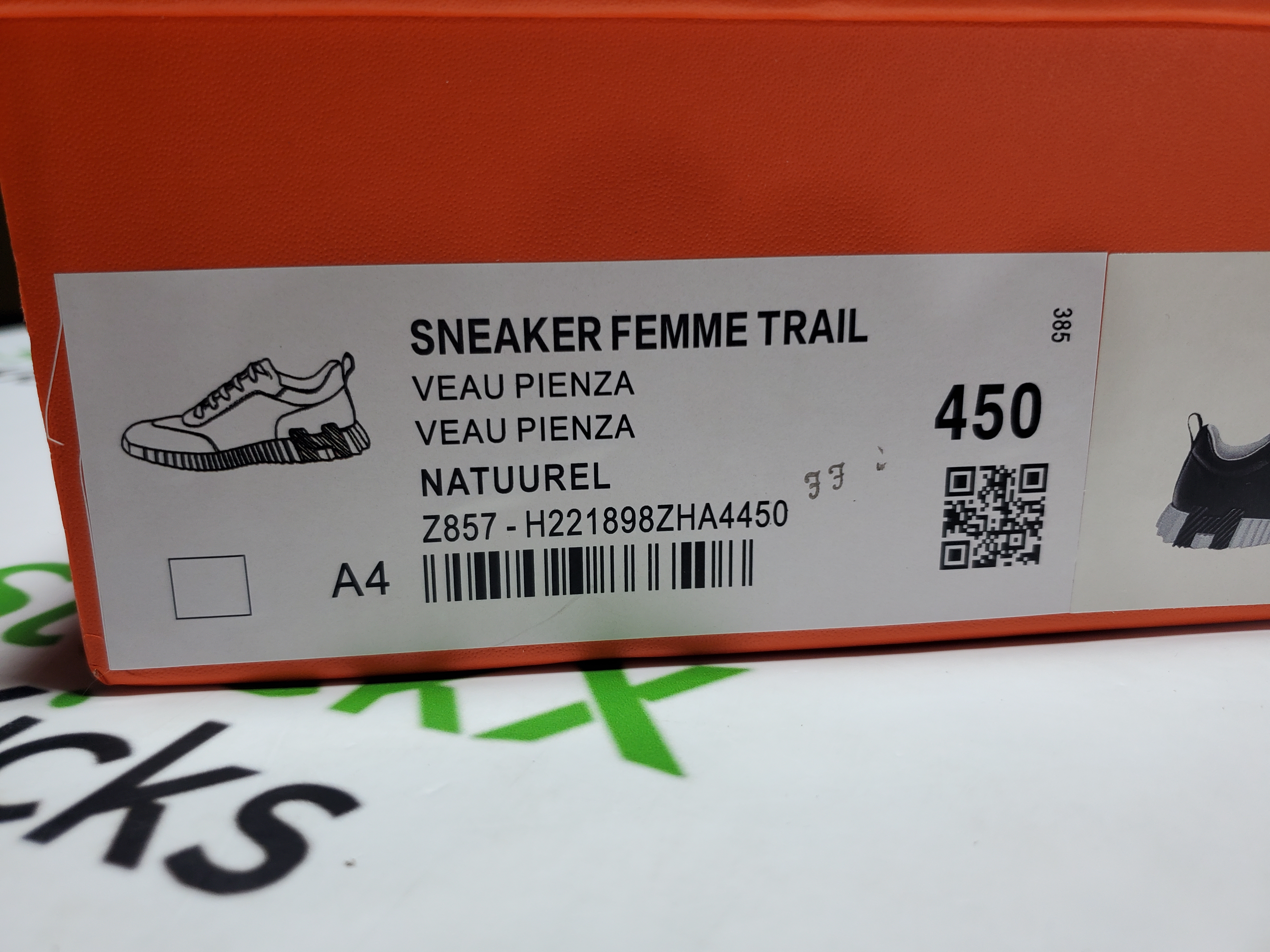 Hermes Bouncing Sneaker Black And White  review StockxKicks 06