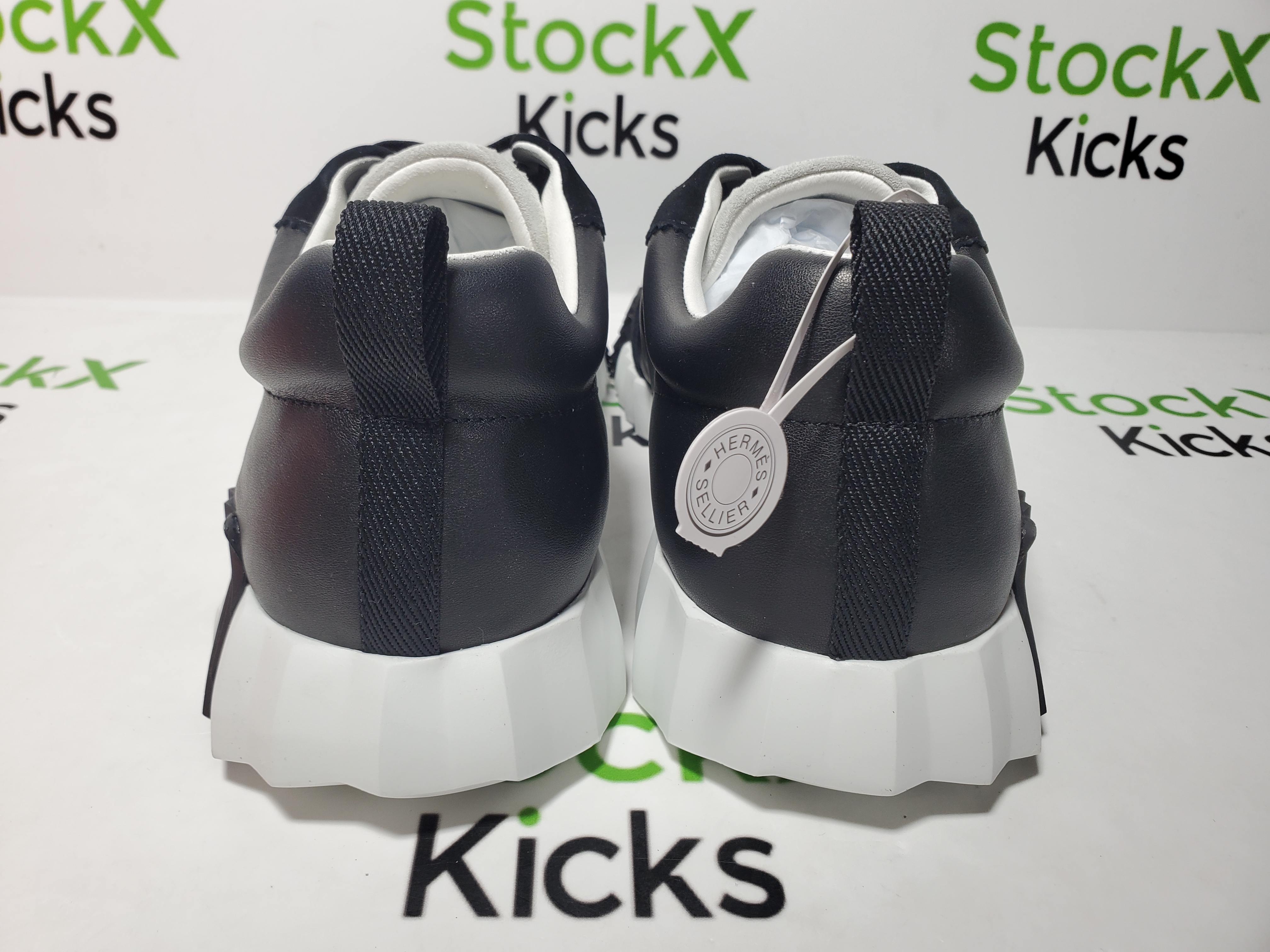 Hermes Bouncing Sneaker Black And White  review StockxKicks 04