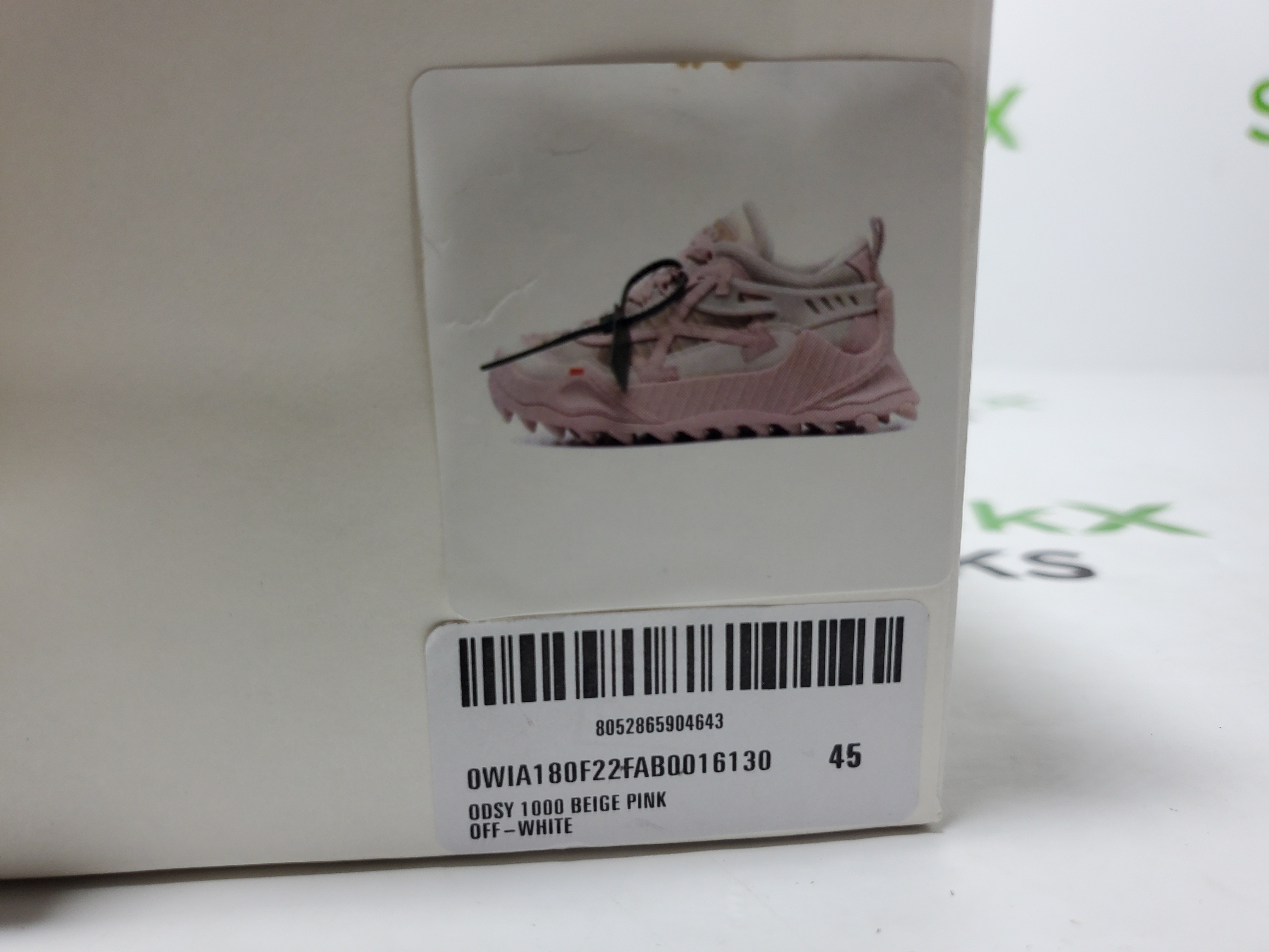 Off-White Odsy-1000 Beige Pink OMIA139F 22FAB00 16130 review StockxKicks 06