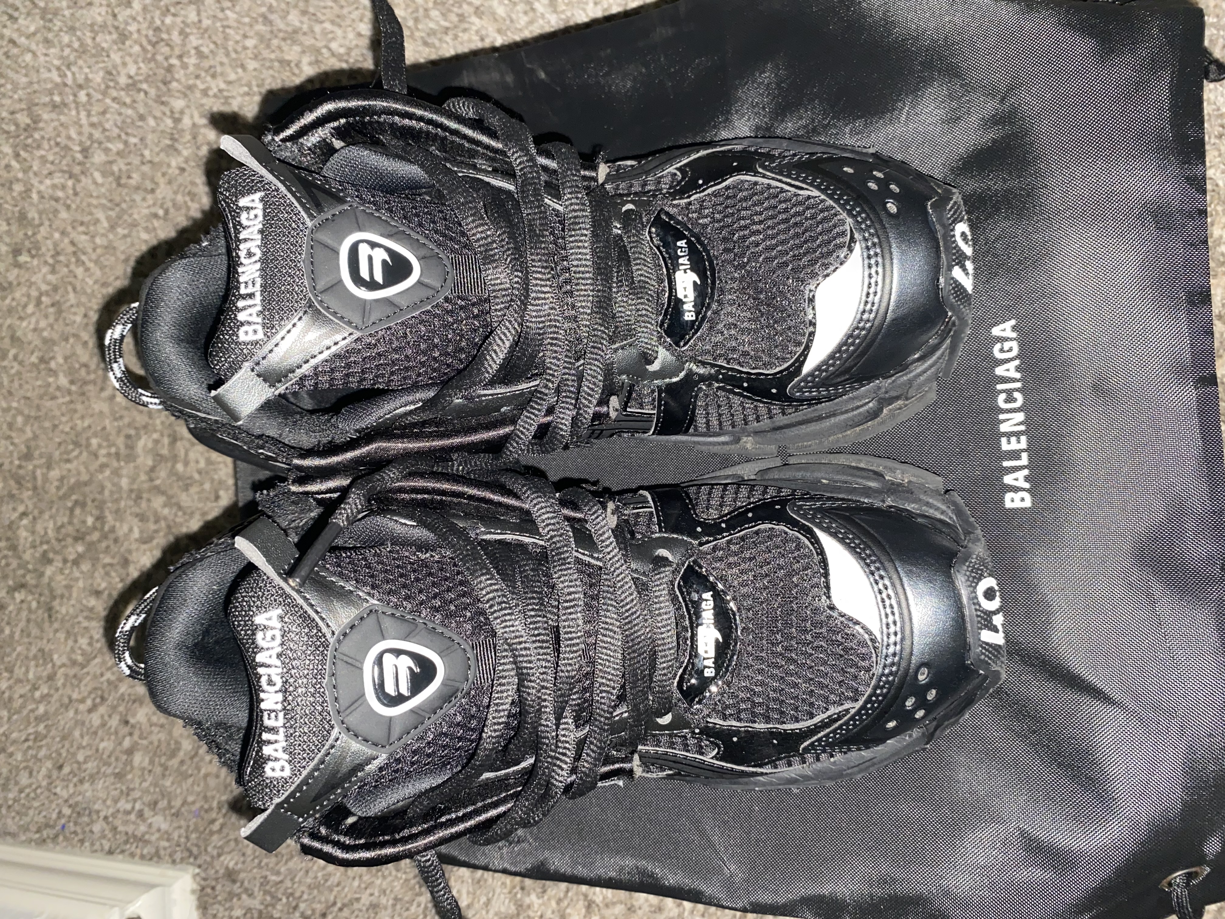 【TOP PK Batch】Balenciaga Runner Black review Roman 00