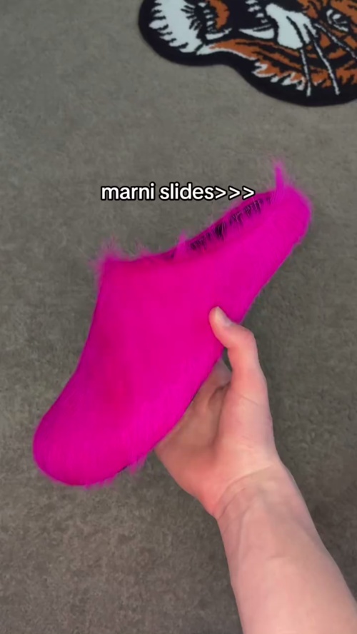 MARNI FUCHSIA Pink Fussbett Sabot Loafers Slide SBMR000600P412200C57 reviewed by