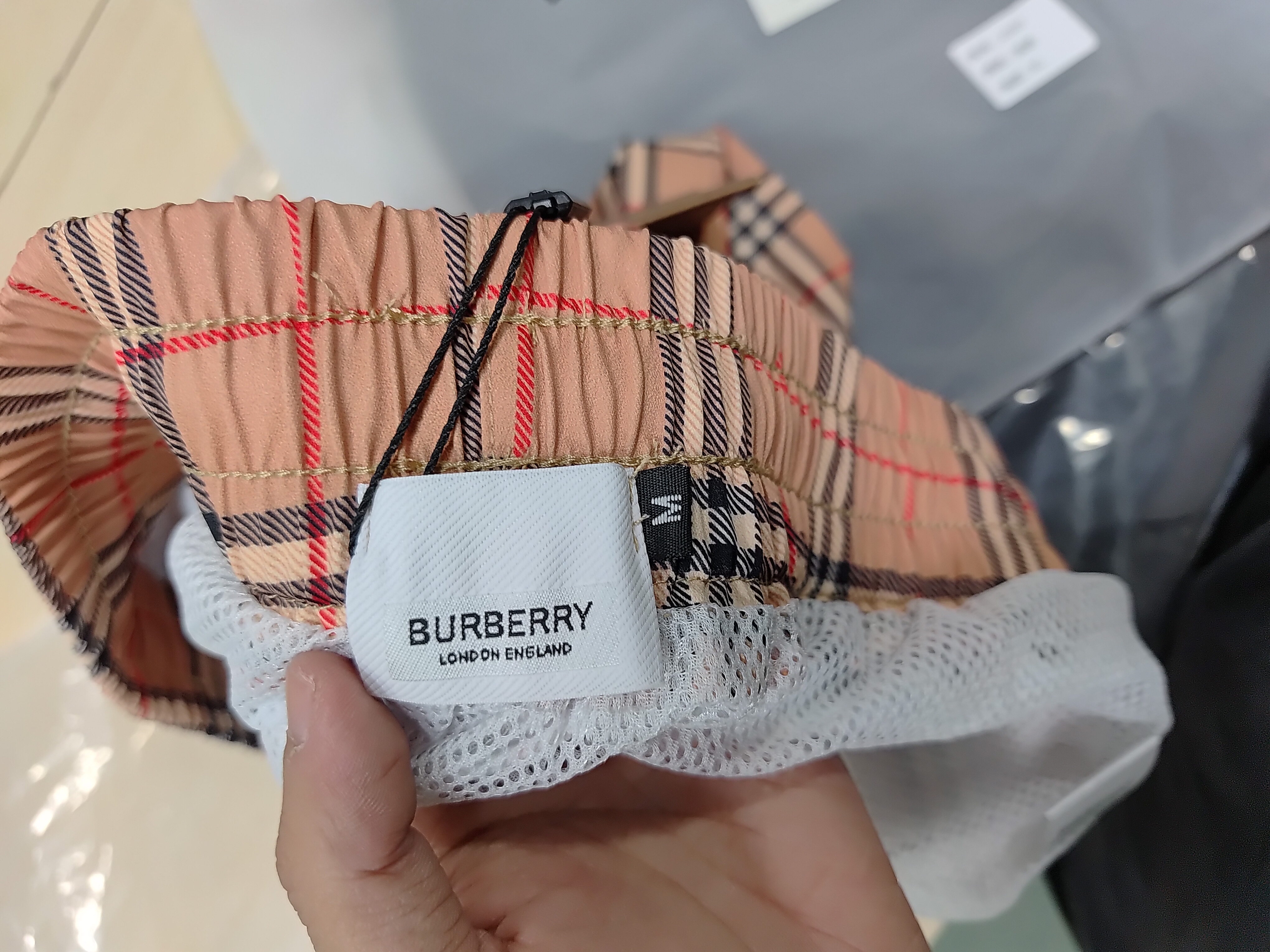 Burberry Check Stretch Cotton Shorts Archive Beige CK250114 review StockxKicks 00