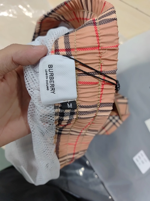 Burberry Check Stretch Cotton Shorts Archive Beige CK250114 reviewed by