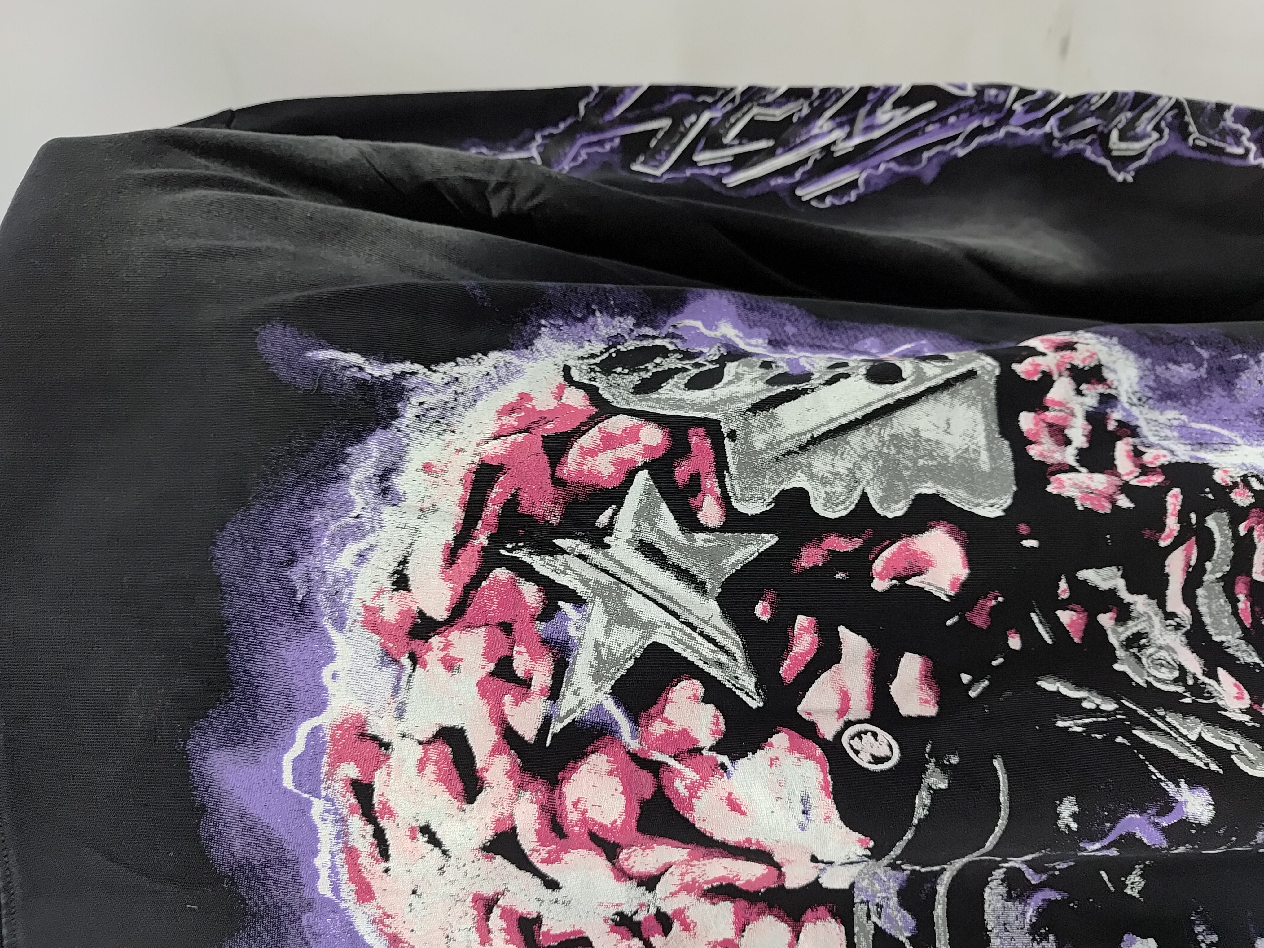 Hellstar 'Powered By The Star' Long-Sleeve T-Shirt #651 Black Purple review StockxKicks 02
