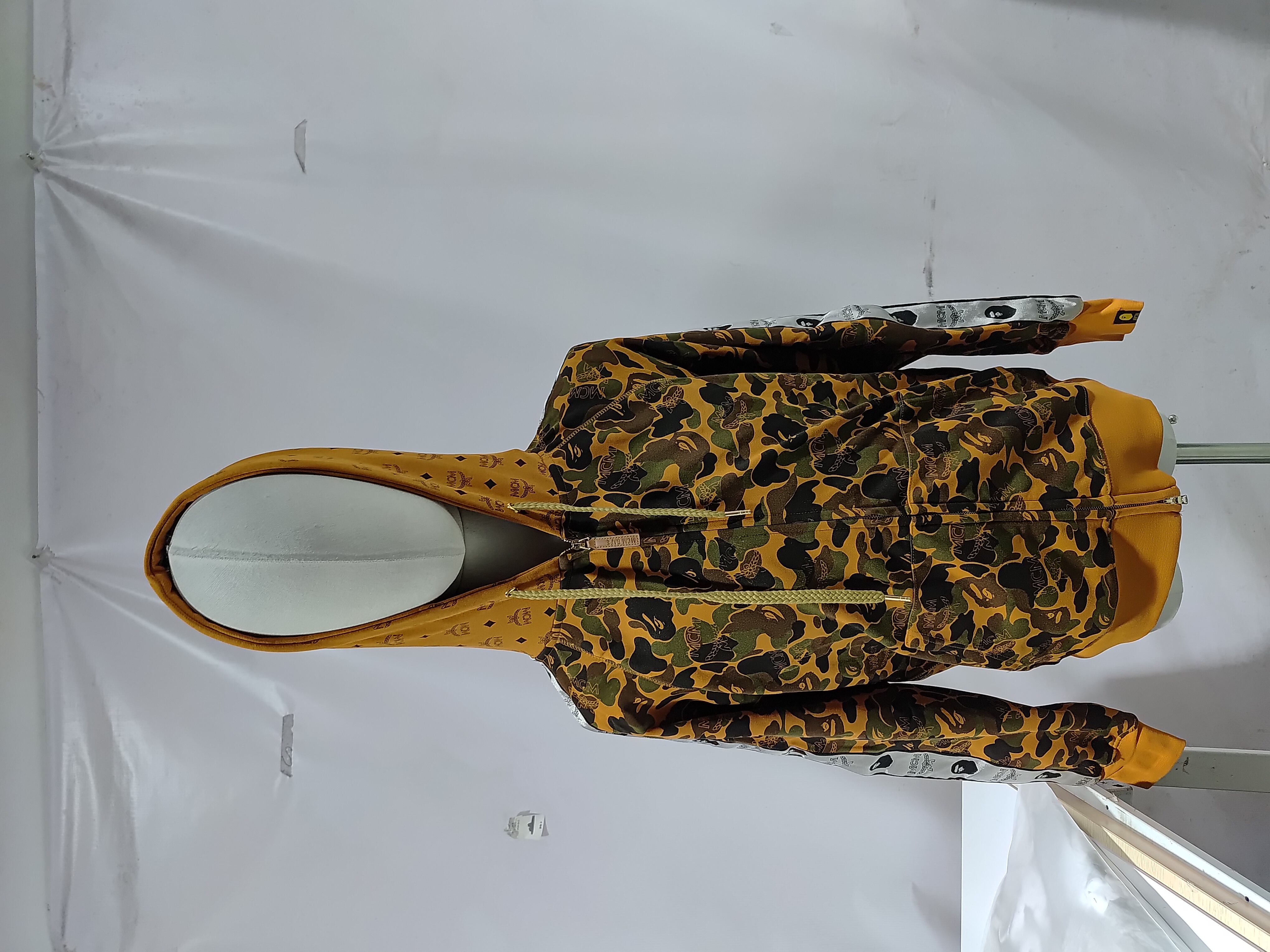 BAPE x MCM Camo Zip Hoodie Brown Men's review StockxKicks 01