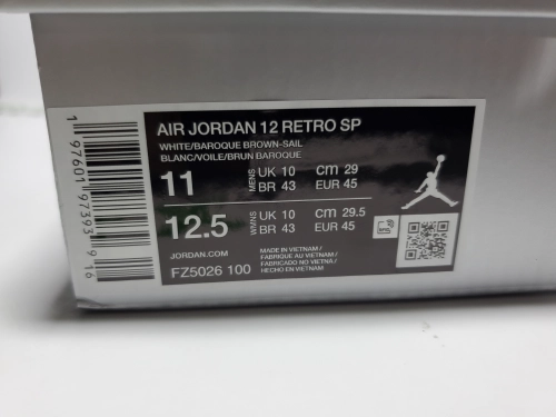 PK God Batch Air Jordan 12 Retro x SoleFly Baroque Brown FZ5026-100 reviewed by