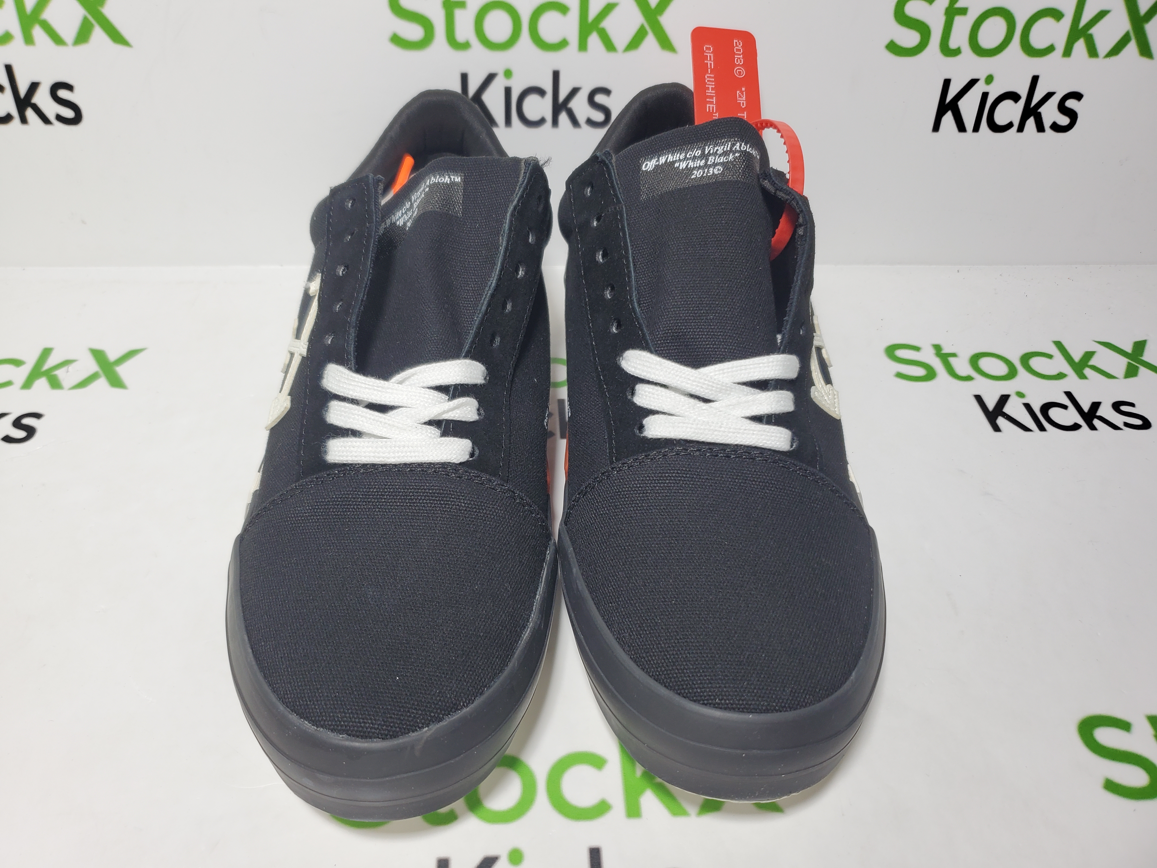 PK God Batch  Off-White Vulc Low Top 'Black' OMIA085E183510011000 review StockxKicks 01