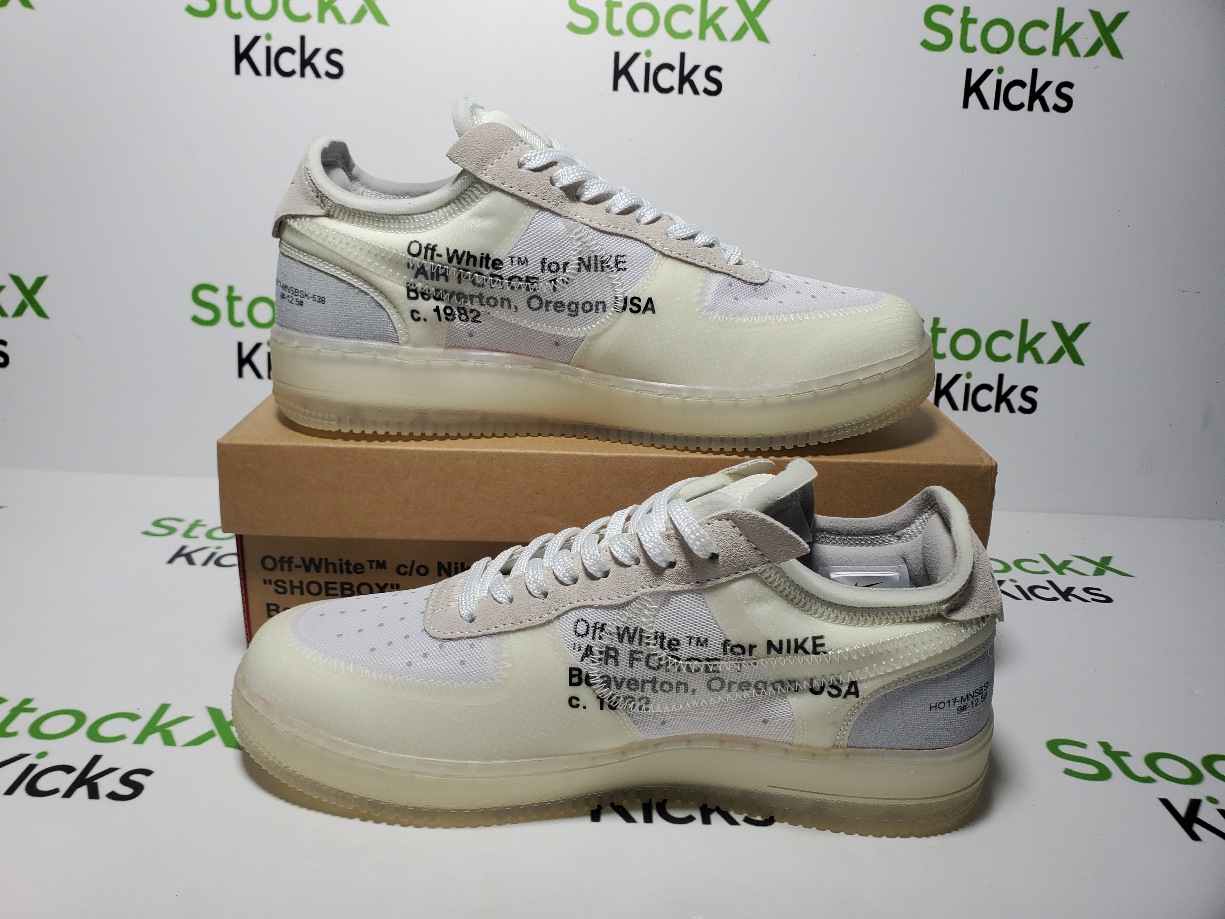 PK God Batch Nike Air Force 1 Low Off-White AO4606-100 review StockxKicks 06