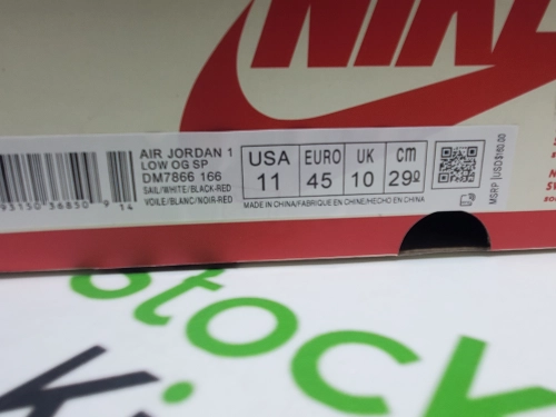 LJR Batch Travis Scott x Air Jordan 1 Black White Red Hook DM7866-166 reviewed by