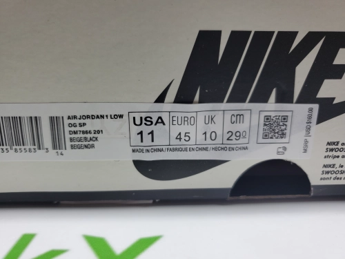 LJR Batch Travis Scott x Air Jordan 1 Retro Low OG SP 'Pale Vanilla' DM7866-201 reviewed by