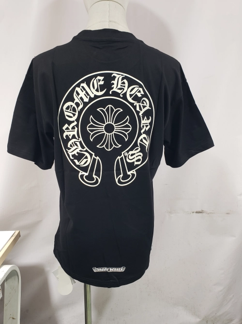 Chrome Hearts Glow-in-the-Dark Horseshoe Tee Black/White 2238 reviewed by