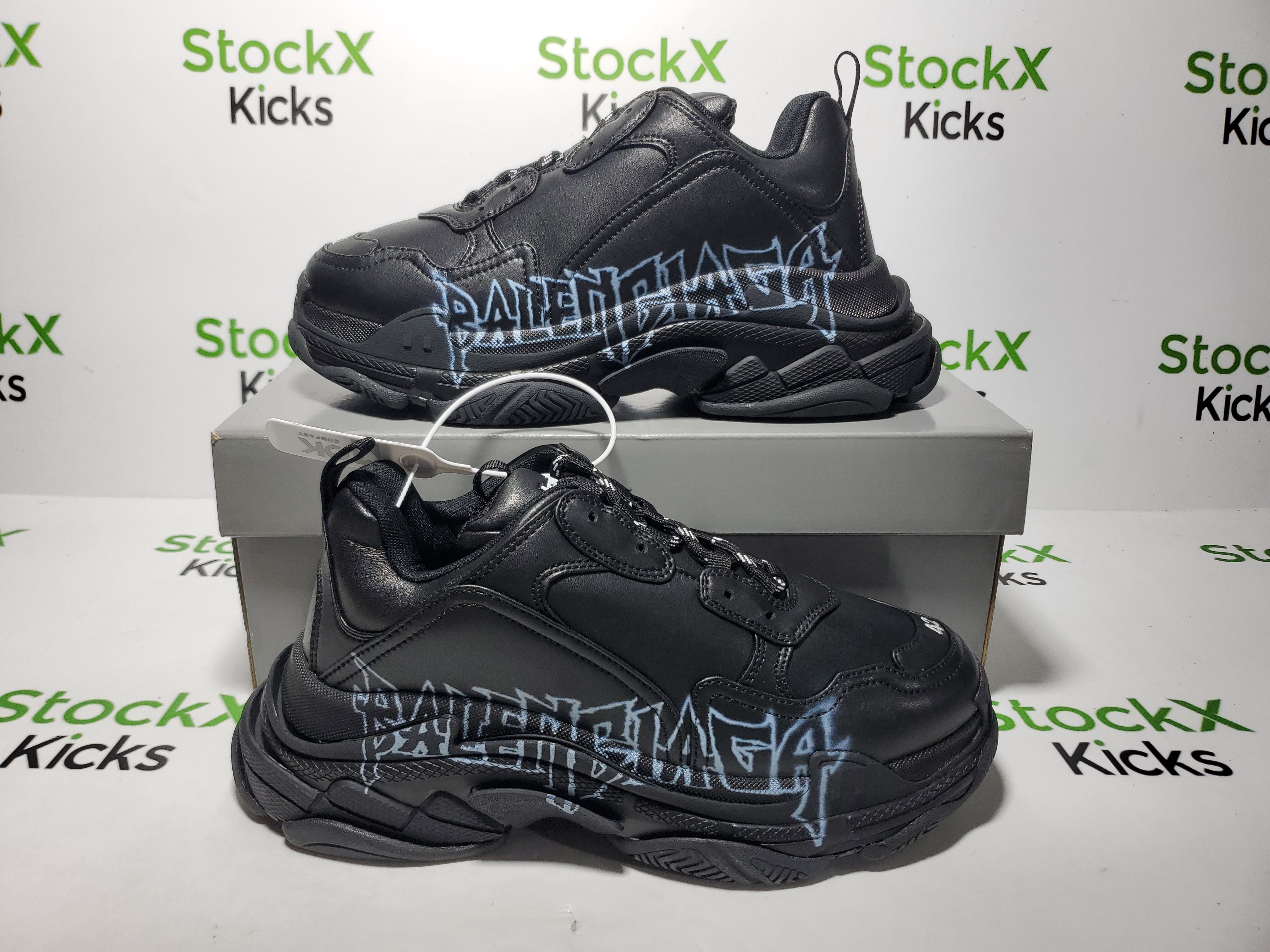 Balenciaga Triple S DIY Metal Artwork Black 536737W2FAY1090 review StockxKicks 03