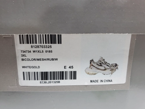 Balenciaga 3XL Sneaker Pla Tinum 734734 W3XL2 9110 reviewed by