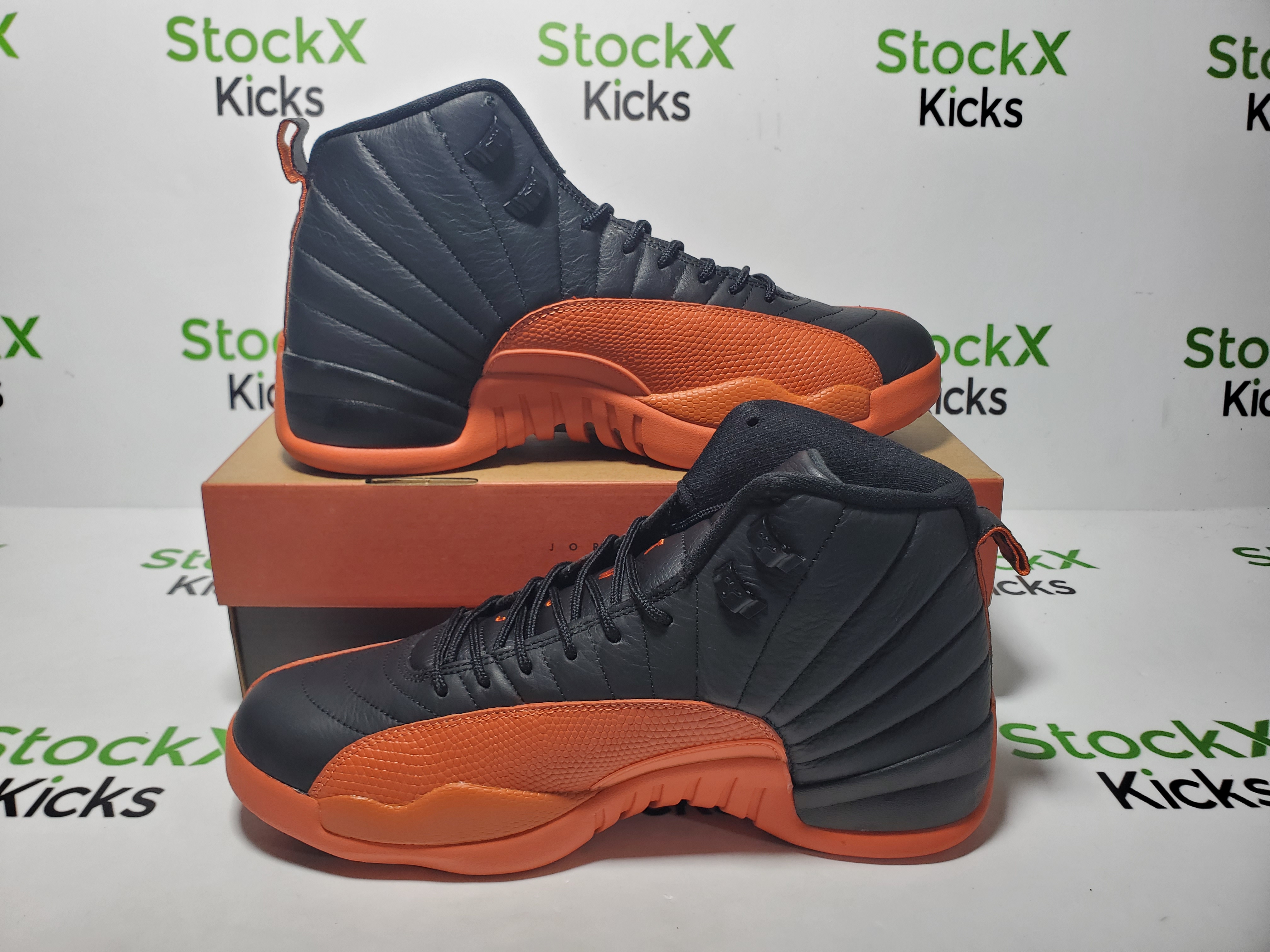 PK God Batch Air Jordan 12 Retro WNBA All-Star Brilliant Orange FD9101-081 review StockxKicks 06