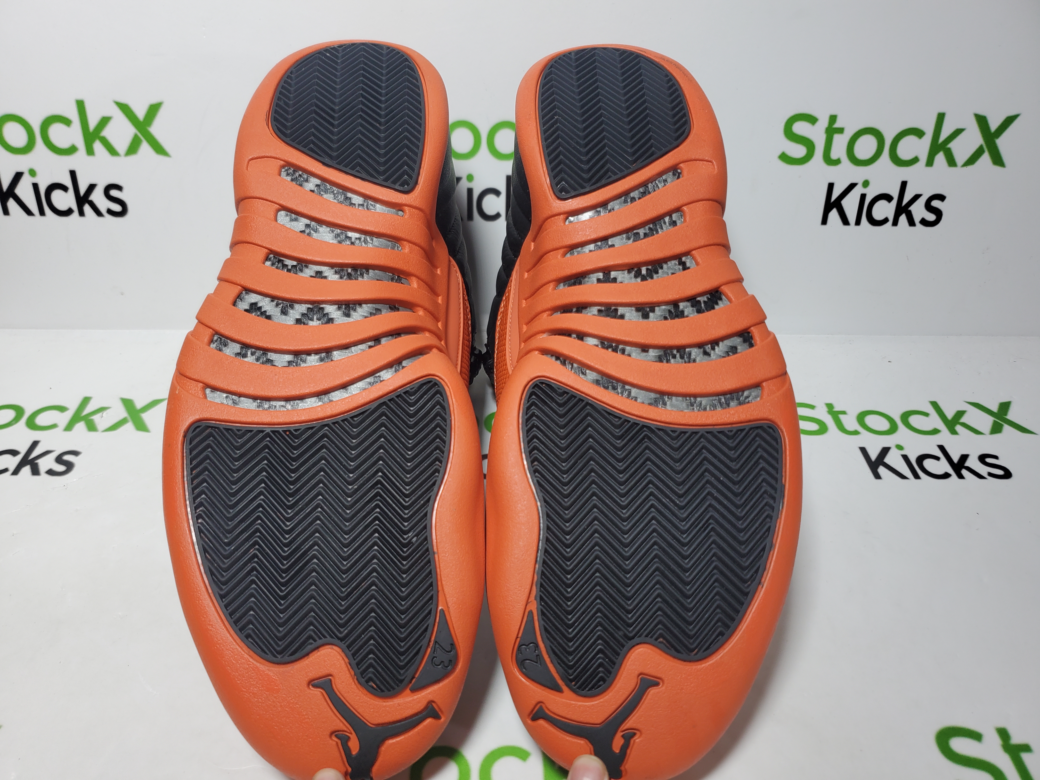 PK God Batch Air Jordan 12 Retro WNBA All-Star Brilliant Orange FD9101-081 review StockxKicks 04