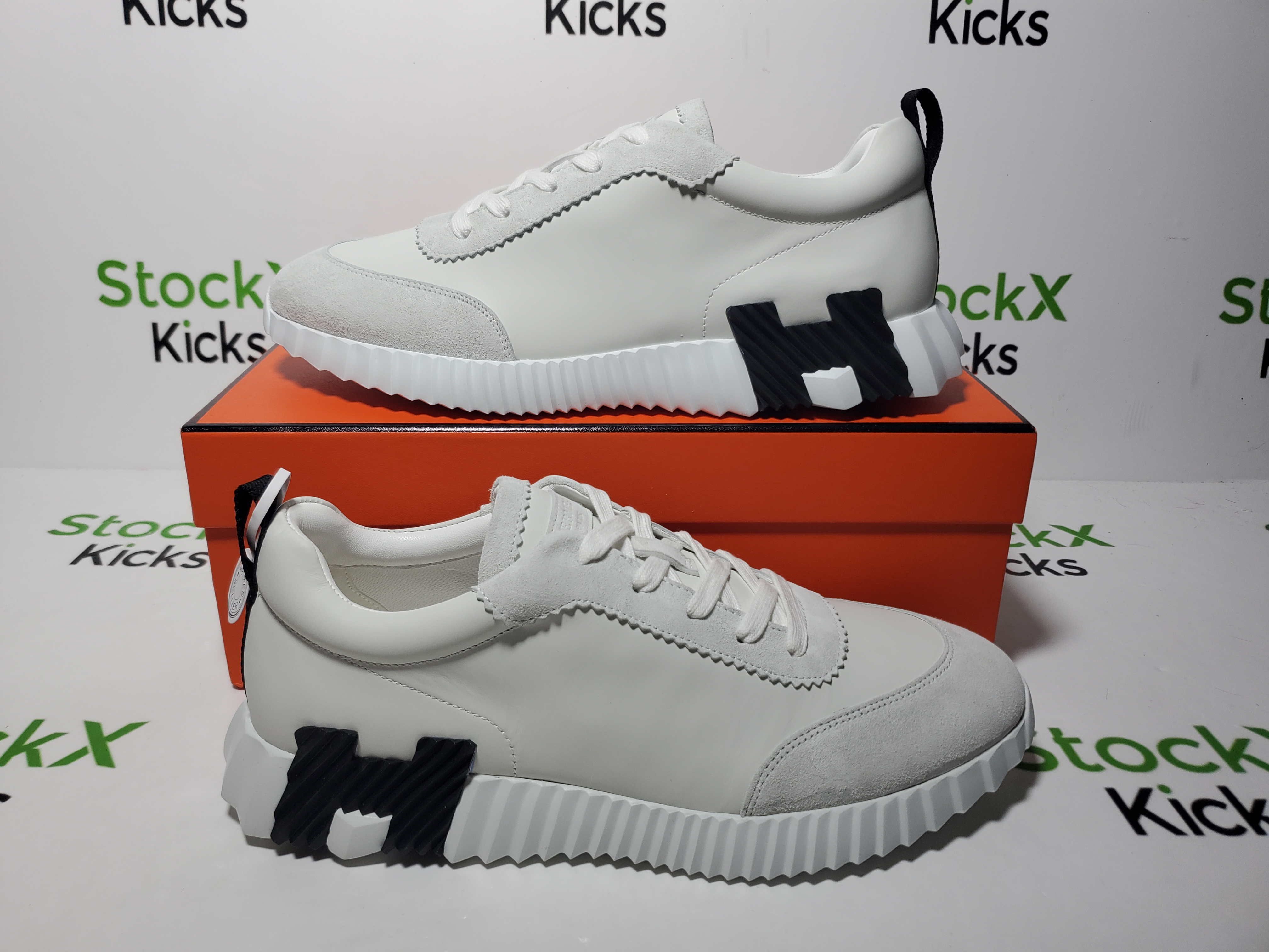 Hermes Bouncing Sneaker Grey White review StockxKicks 05