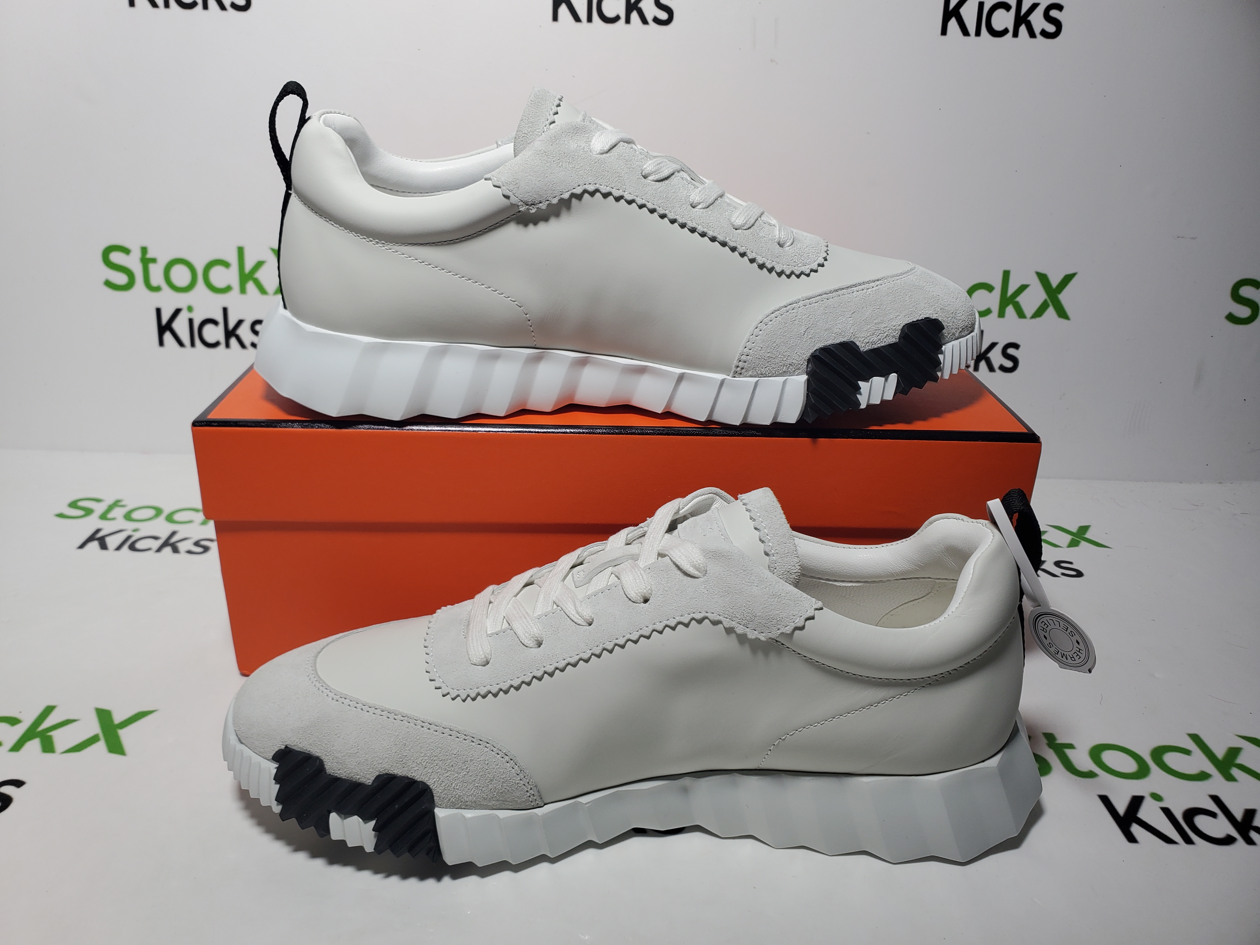 Hermes Bouncing Sneaker Grey White review StockxKicks 06