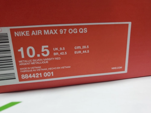 LJR Batch Nike Air Max 97 Silver Bullet (2016/2017) 884421-001 reviewed by