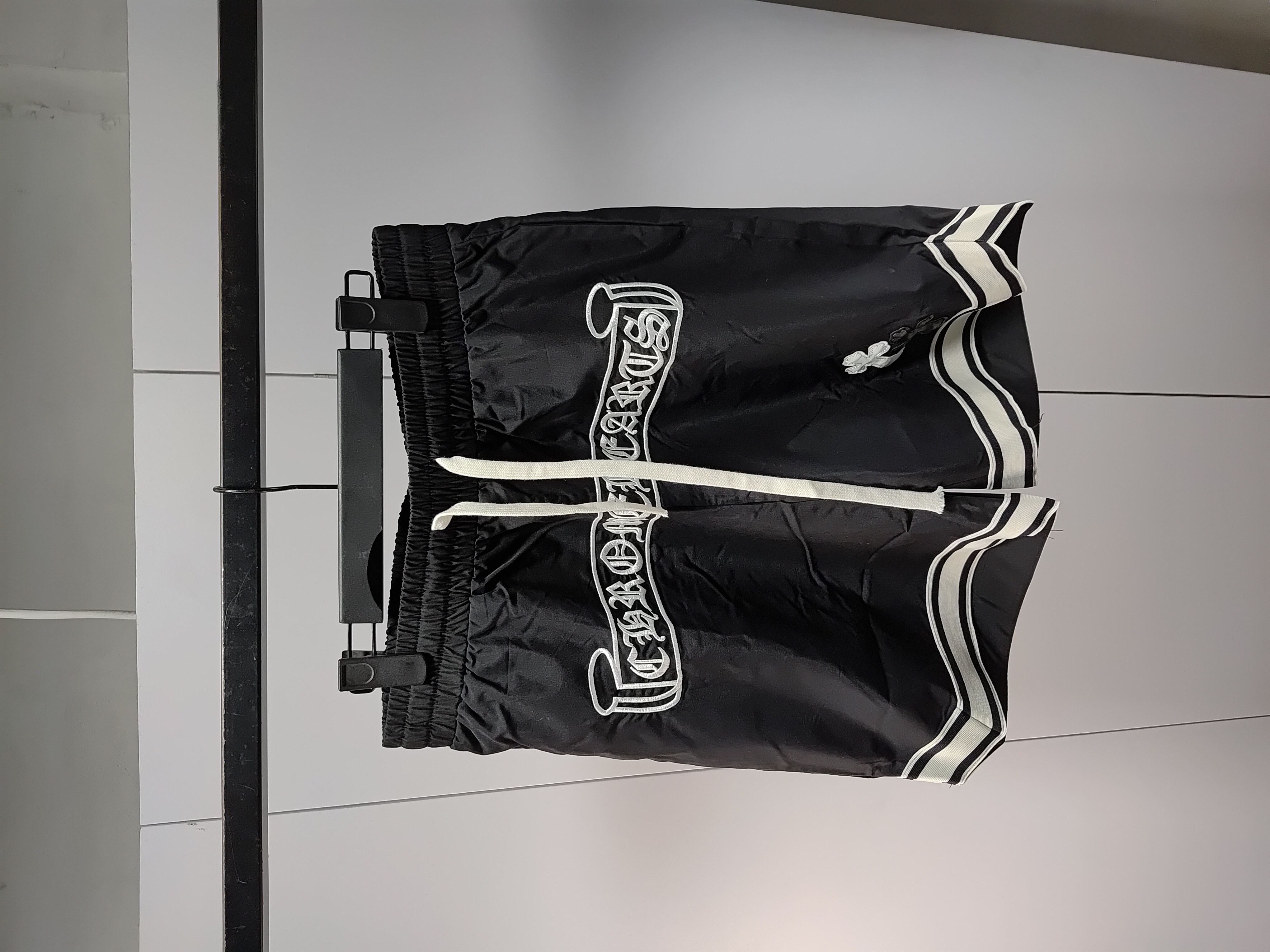 Chrome Hearts Sanskrit Embroidered Woven Shorts review StockxKicks 01