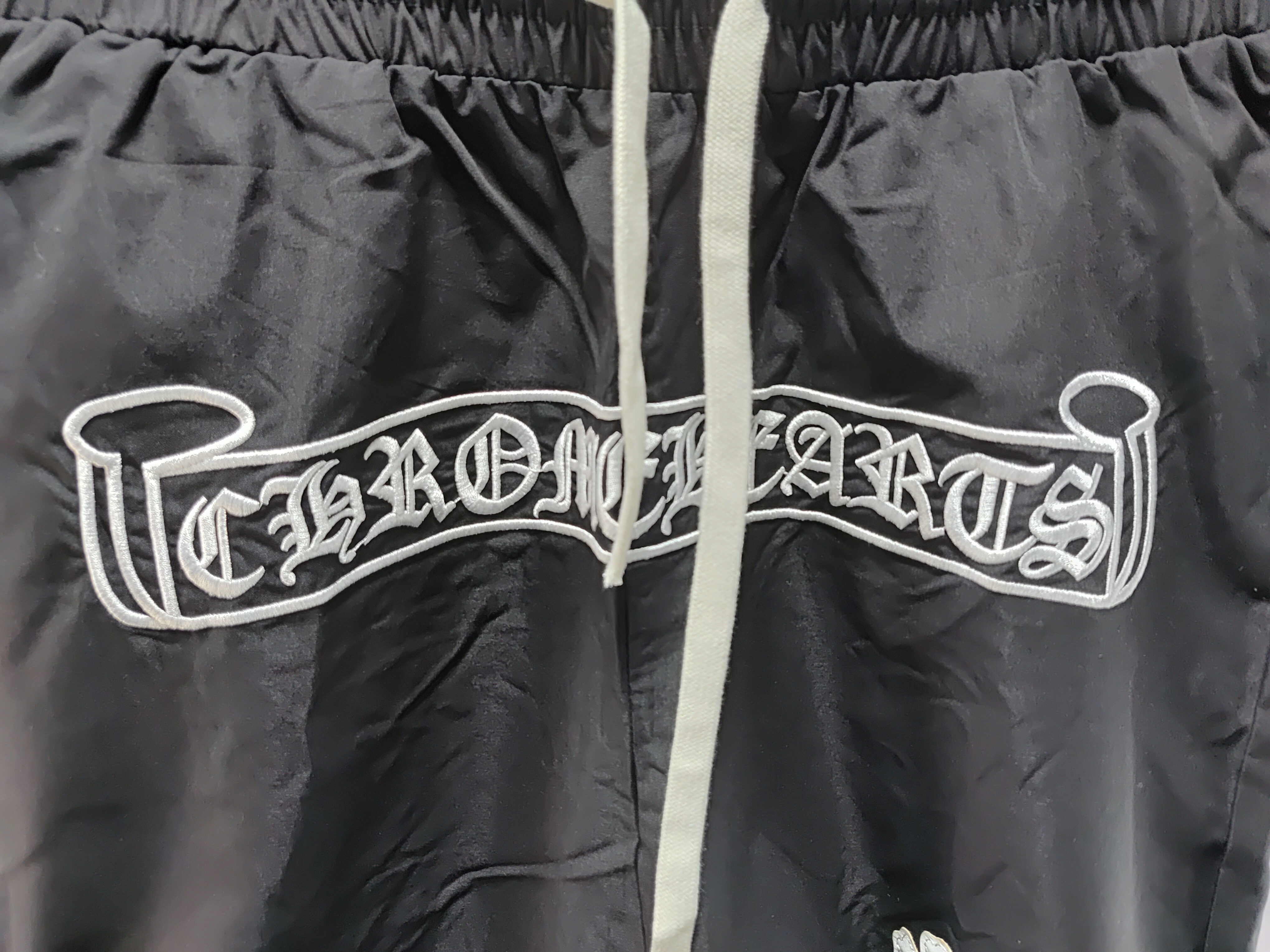 Chrome Hearts Sanskrit Embroidered Woven Shorts review StockxKicks 02