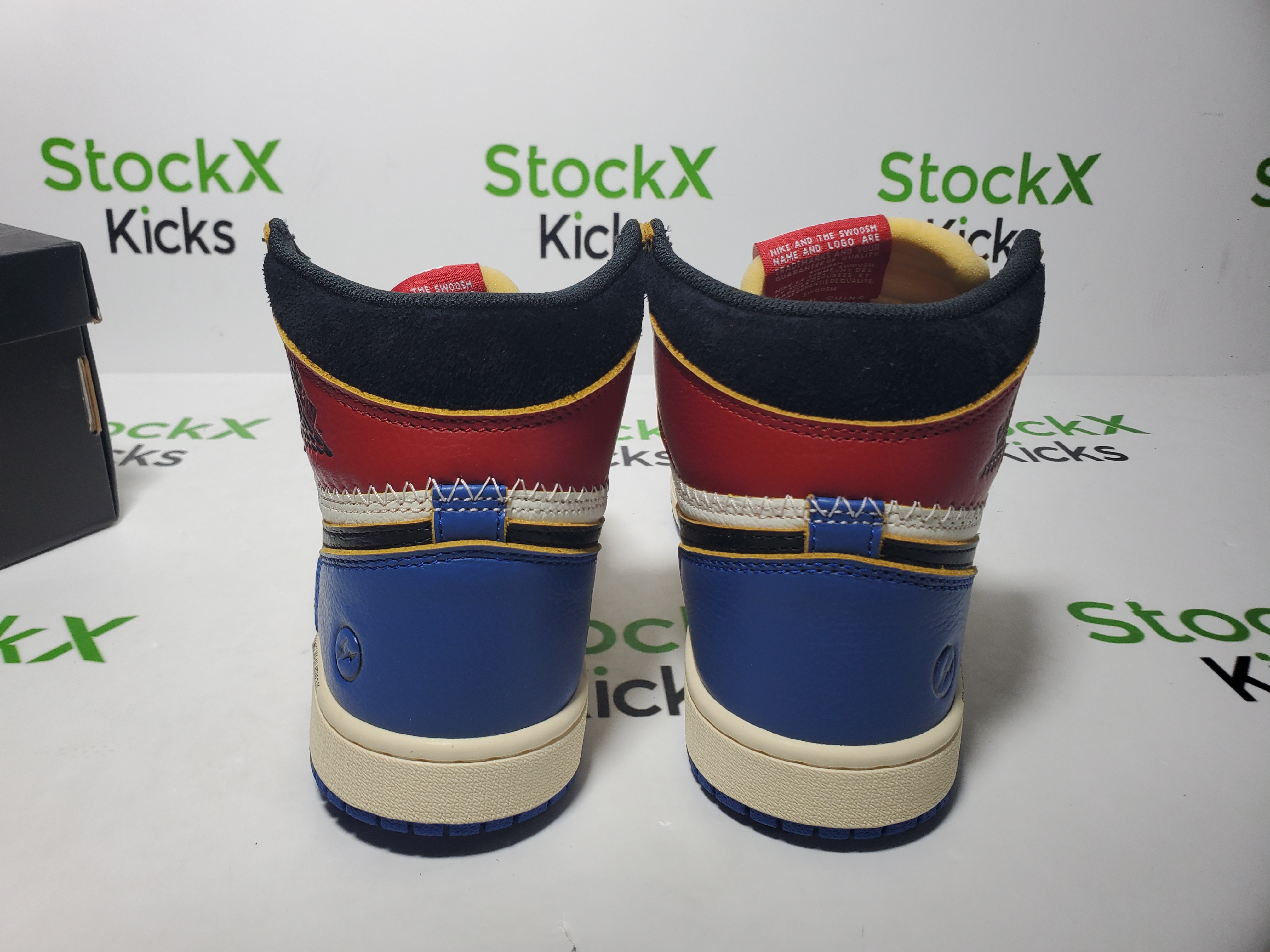PK God Batch Union LA x Air Jordan 1 Retro Black White Blue IO7847-002 review StockxKicks 03