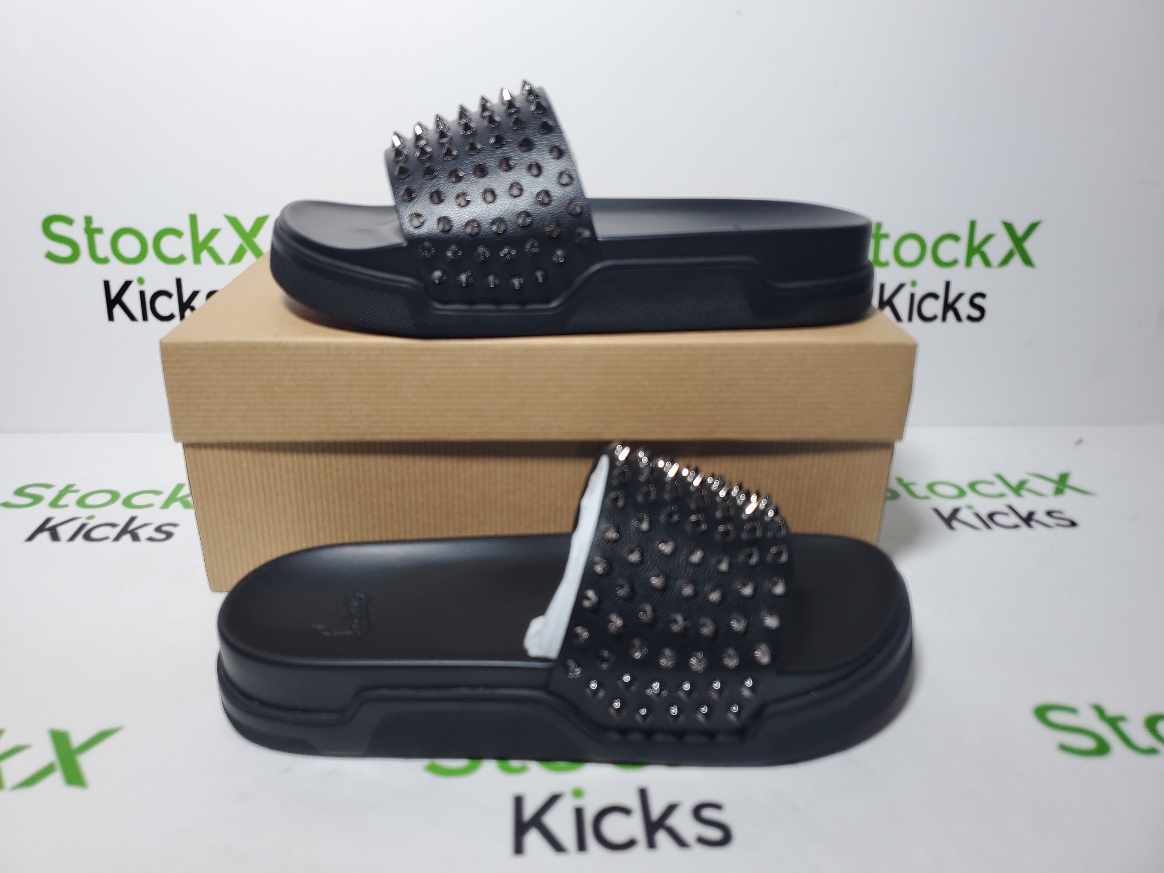 Christian Louboutin Pool Fun Flat Black Gun PB 1201293 BK58 review StockxKicks 04