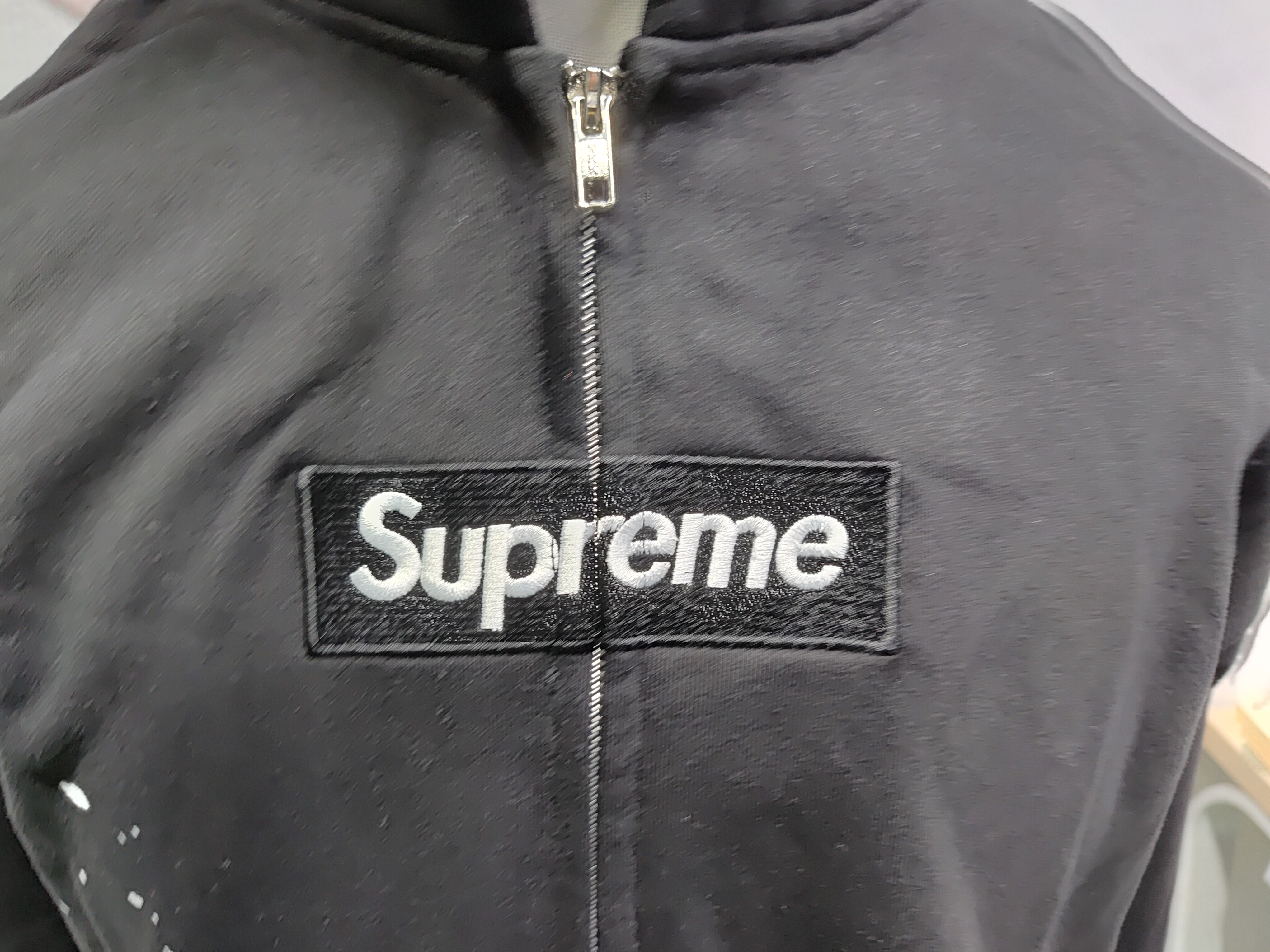 Supreme MM6 Maison Margiela Box Logo Zip Up Hooded Sweatshirt review StockxKicks 02