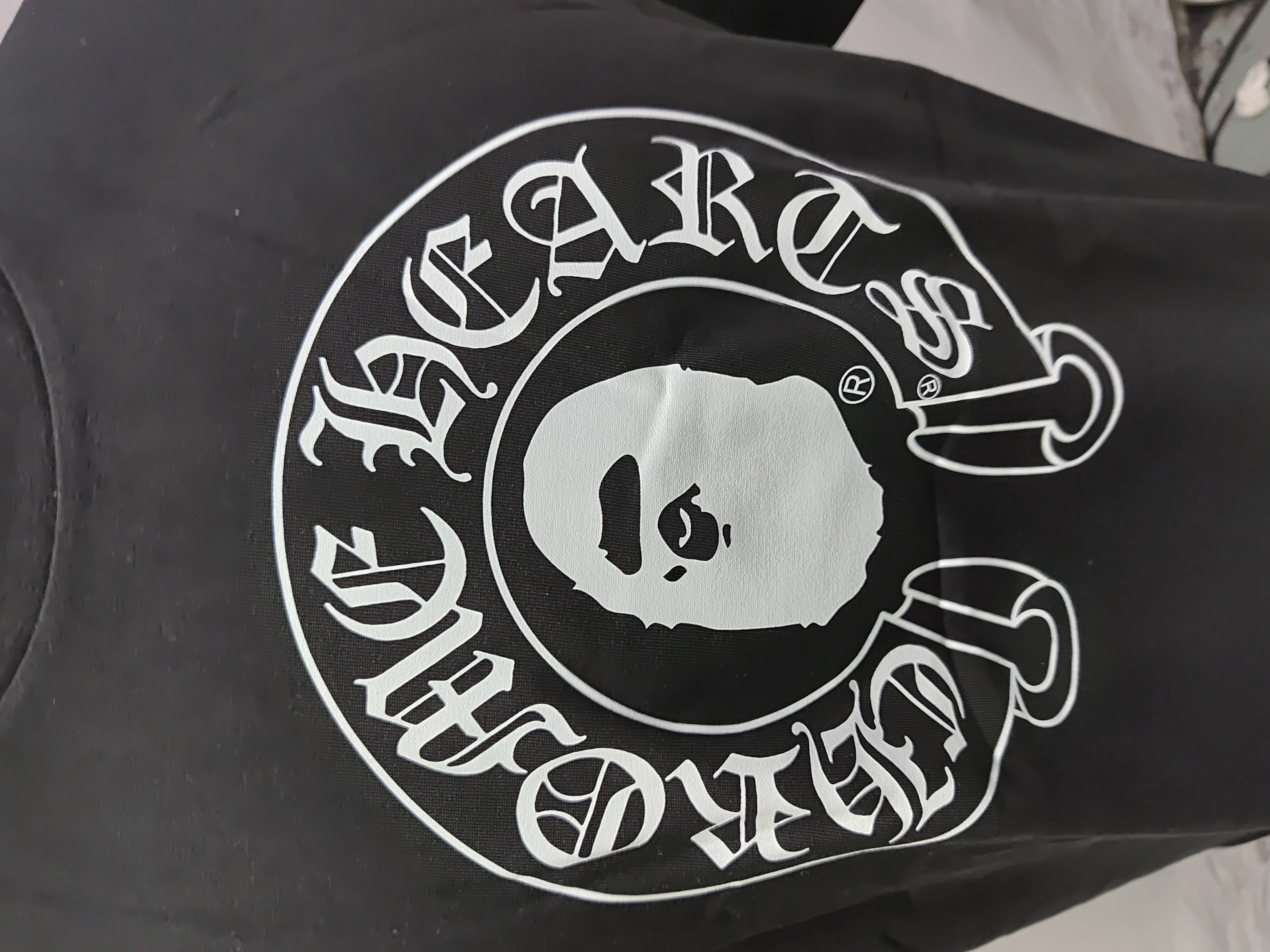 BAPE x Chrome Hearts T-shirt 'Black' review StockxKicks 02