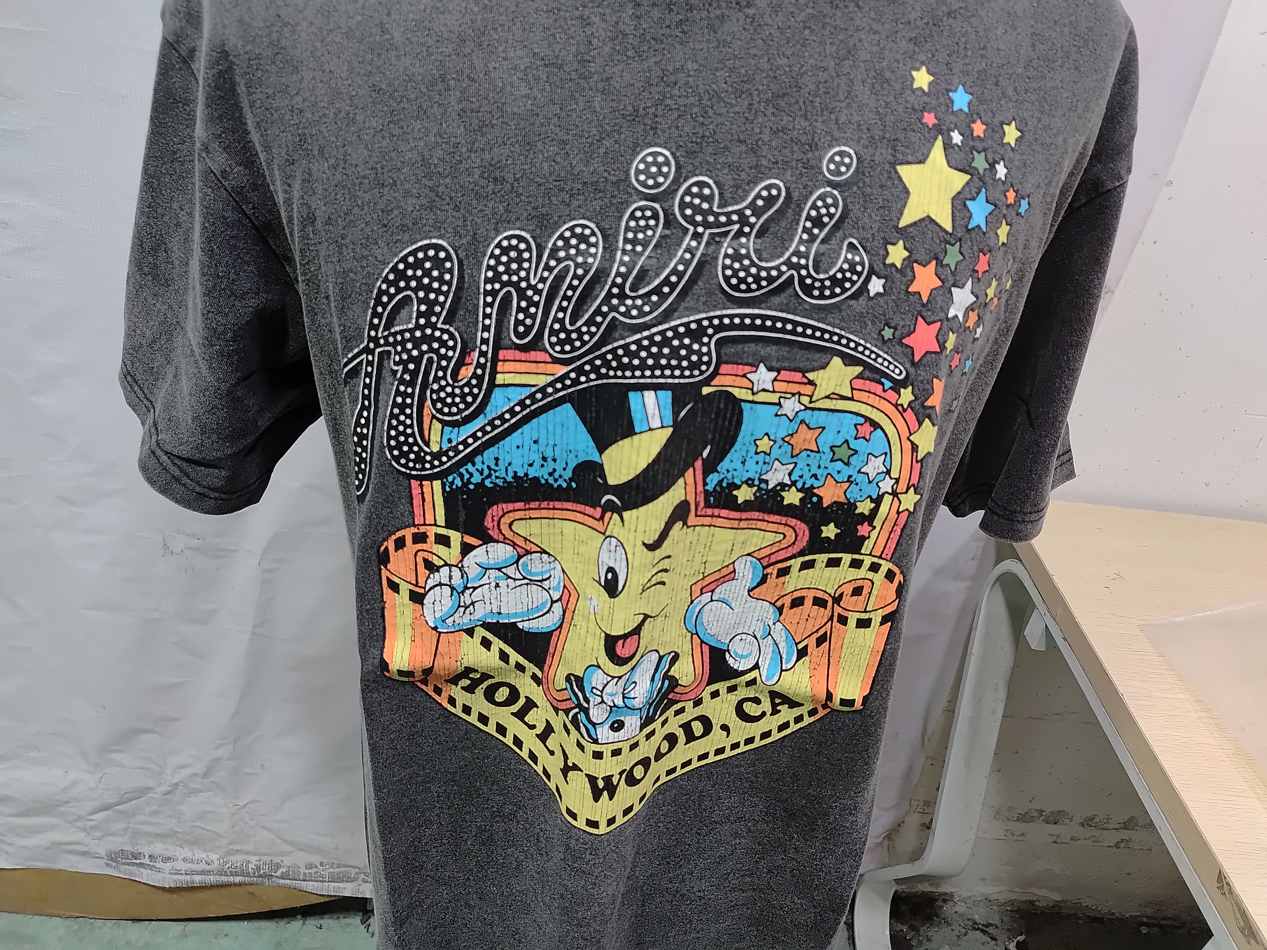Amiri T-Shirt Mr.Hollywood Grey AMJYTE1099-001 review StockxKicks 02