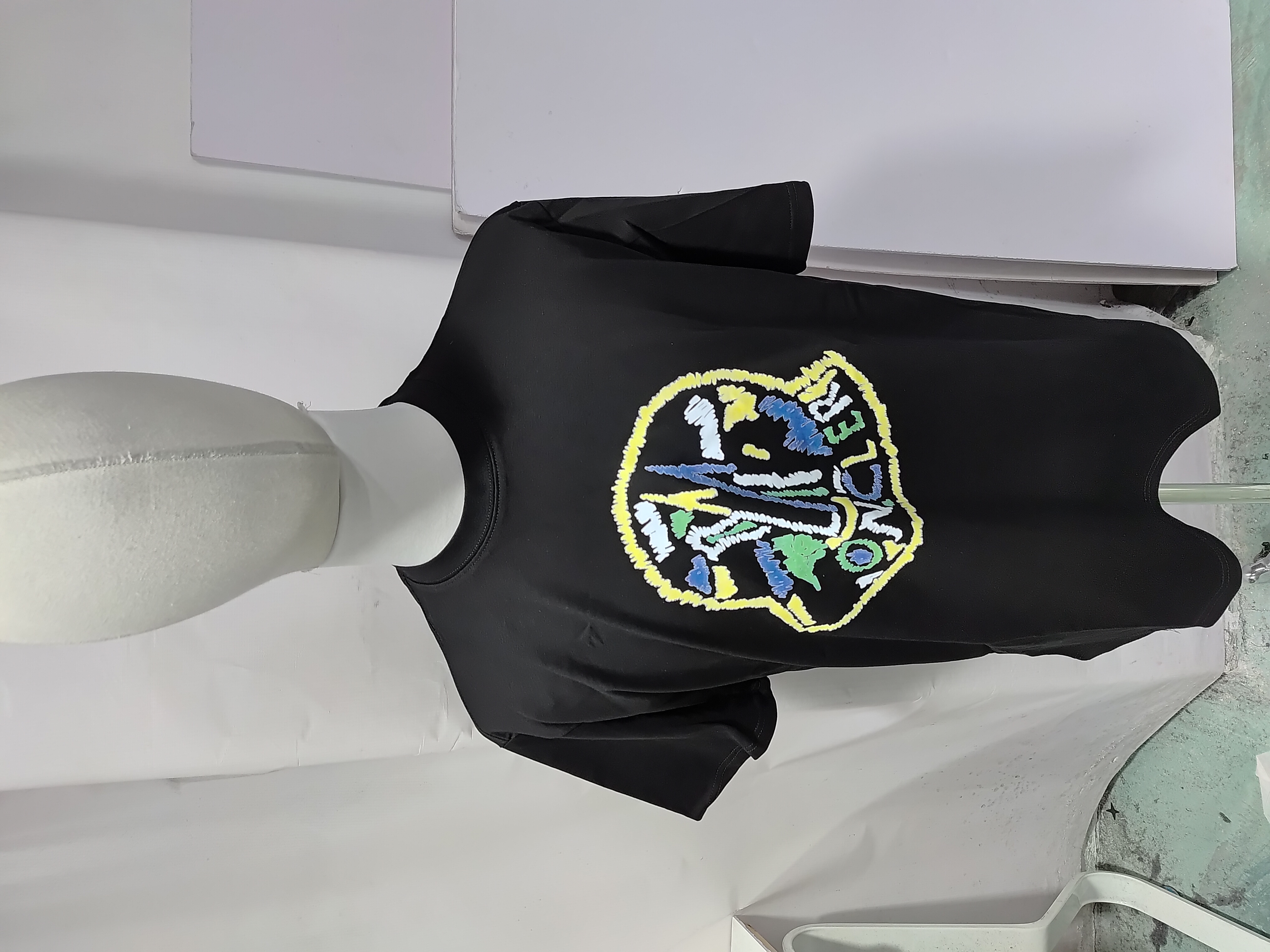 Moncler Embroidered Logo Cotton T-shirt Black review StockxKicks 01
