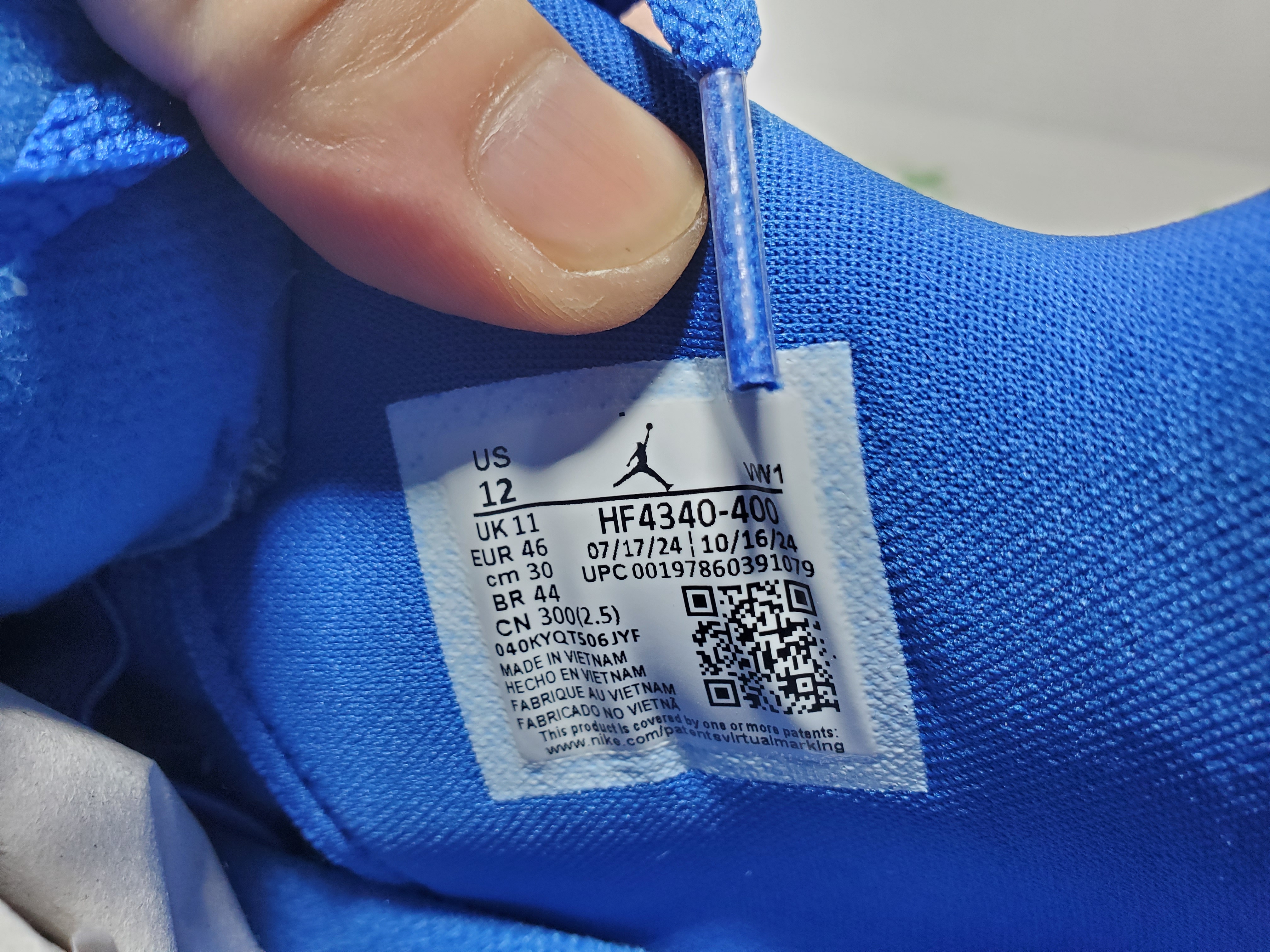 PK God Batch Air Jordan 4 Retro OG SP Nigel Sylvester Blue Brick HF4340-400 review StockxKicks 06