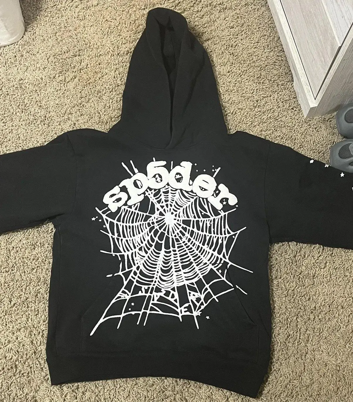 Balenciaga Black Furry Slides + Spider Worldwide Black OG Web Hoodie YZ GE939 review Lyndon Brogdon