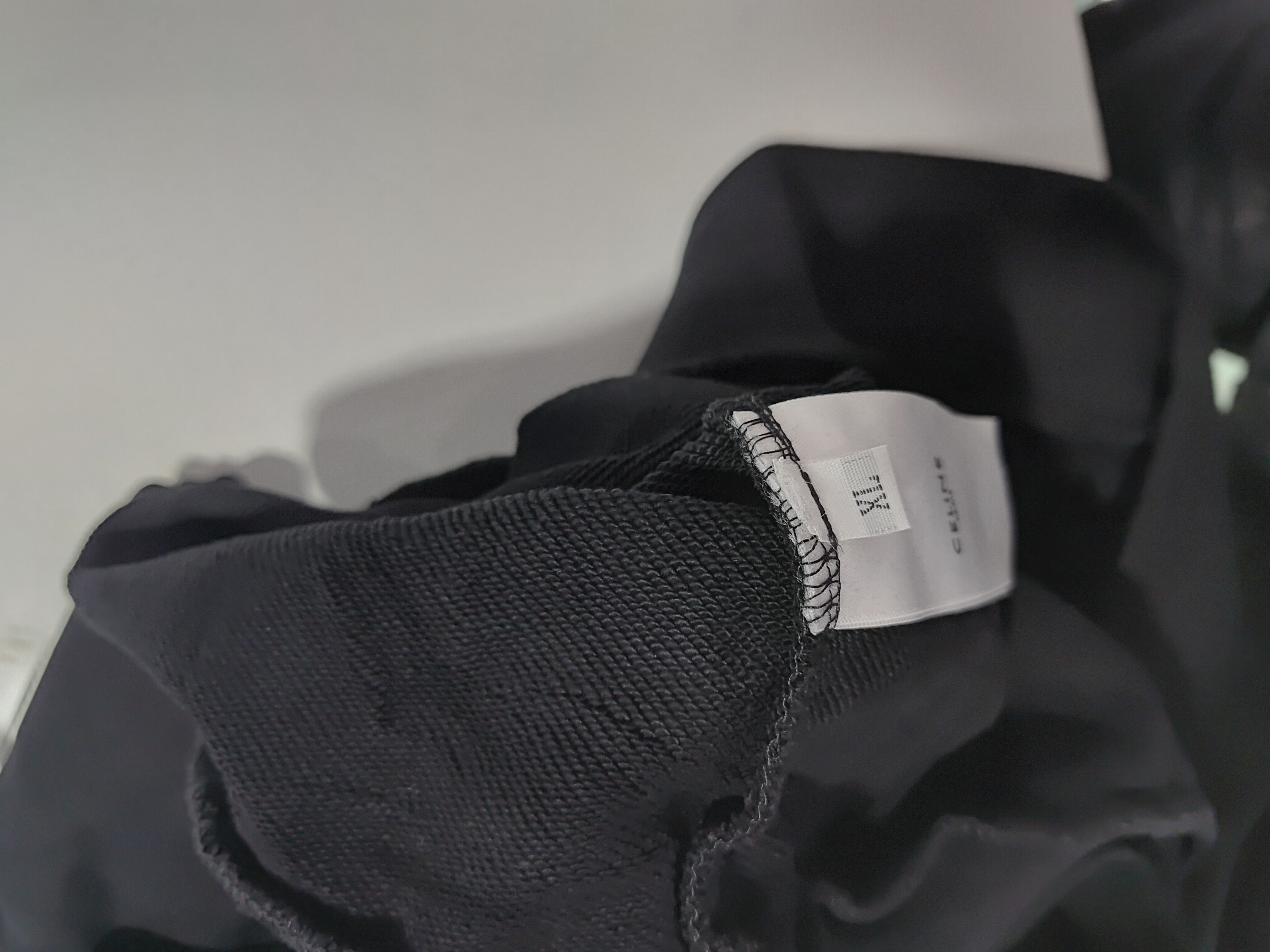 Celine Loose Cotton Sweatshirt Black/White review StockxKicksVIP 00