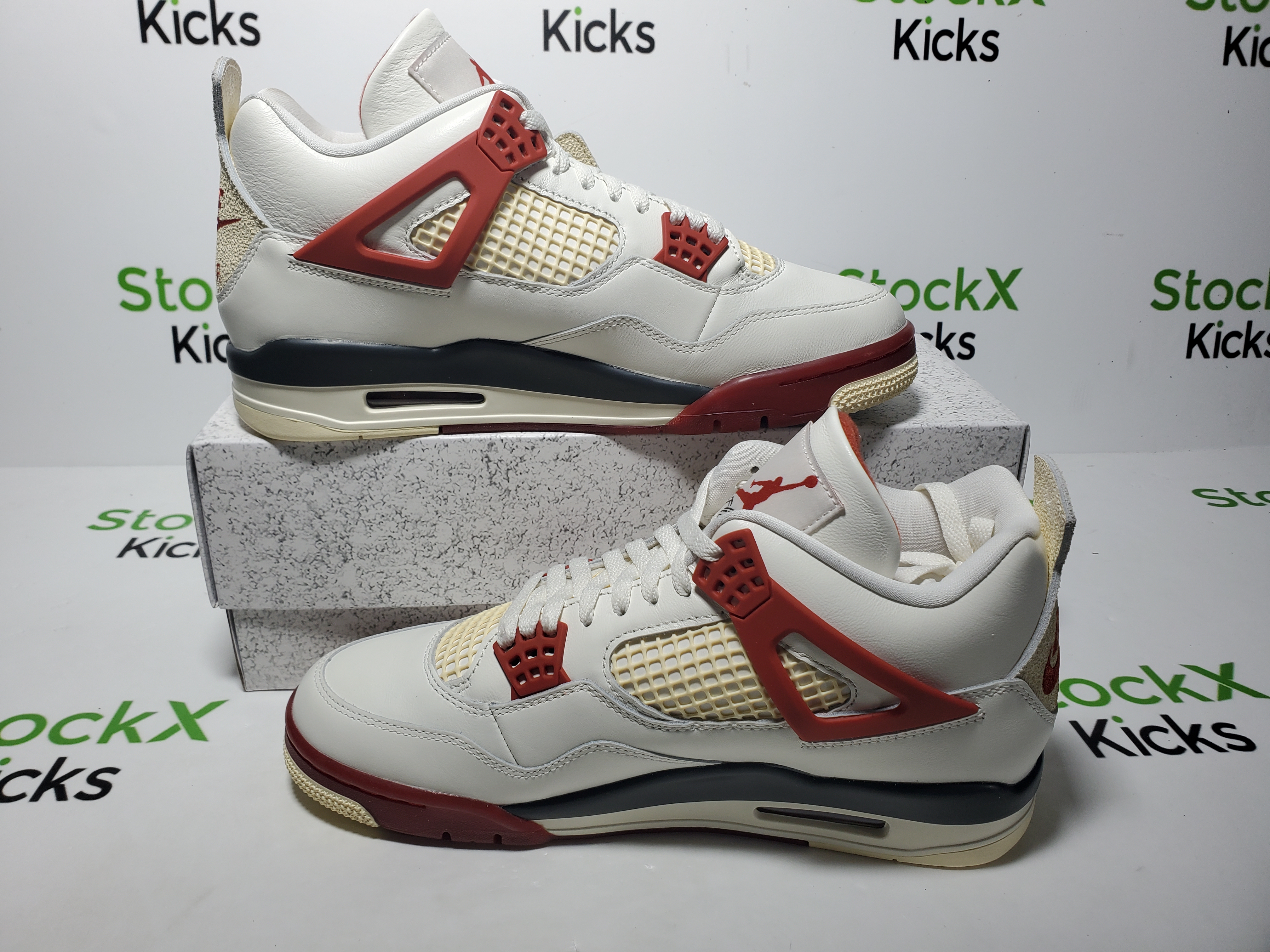PK God Batch Air Jordan 4 Retro White Brick IQ8055-100 review StockxKicksVIP 02