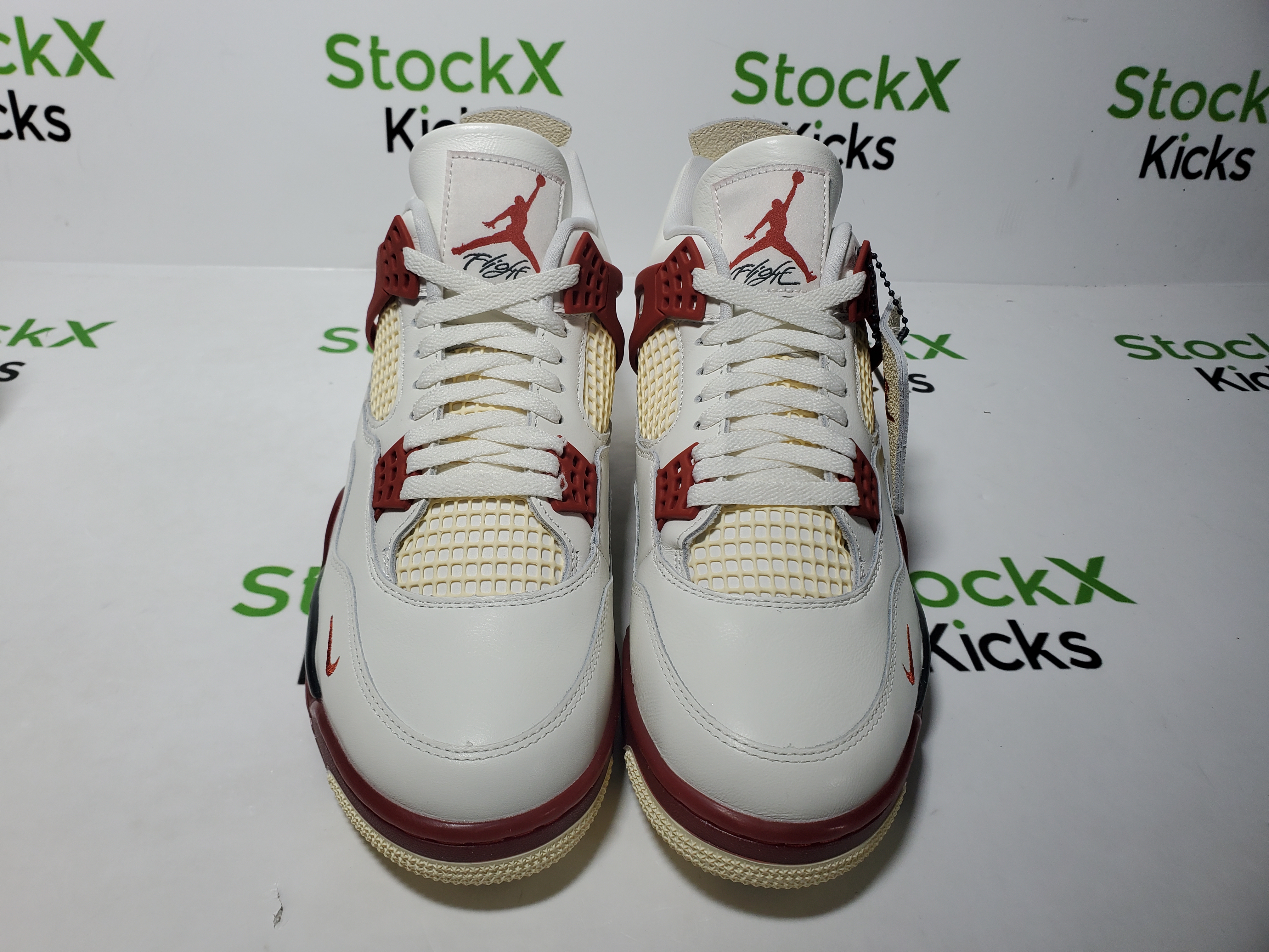 PK God Batch Air Jordan 4 Retro White Brick IQ8055-100 review StockxKicksVIP 04