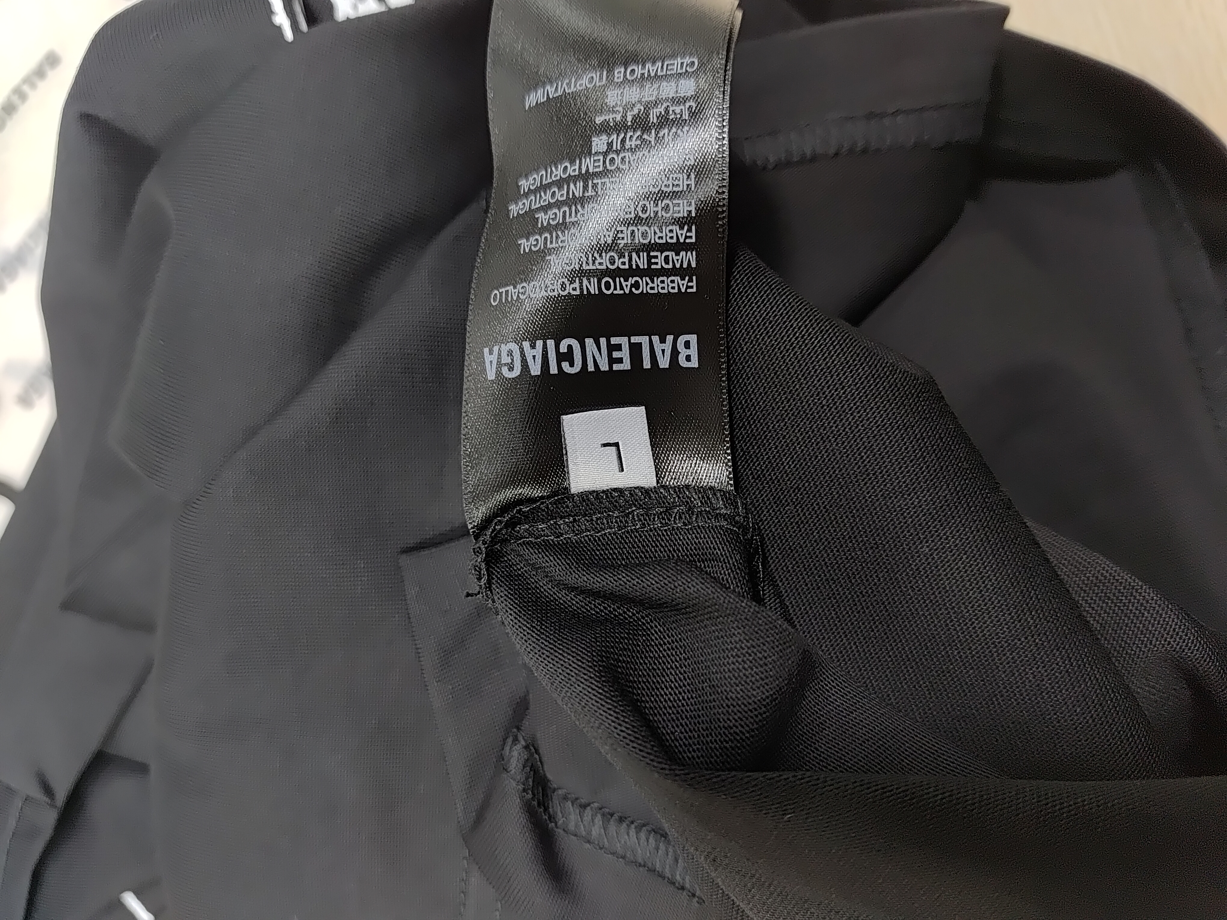Balenciaga all-over letter print, direct-print breathable graffiti short-sleeved T-shirt + Purple Brand Fashion Jeans PU806# review StockxKicksVIP 00