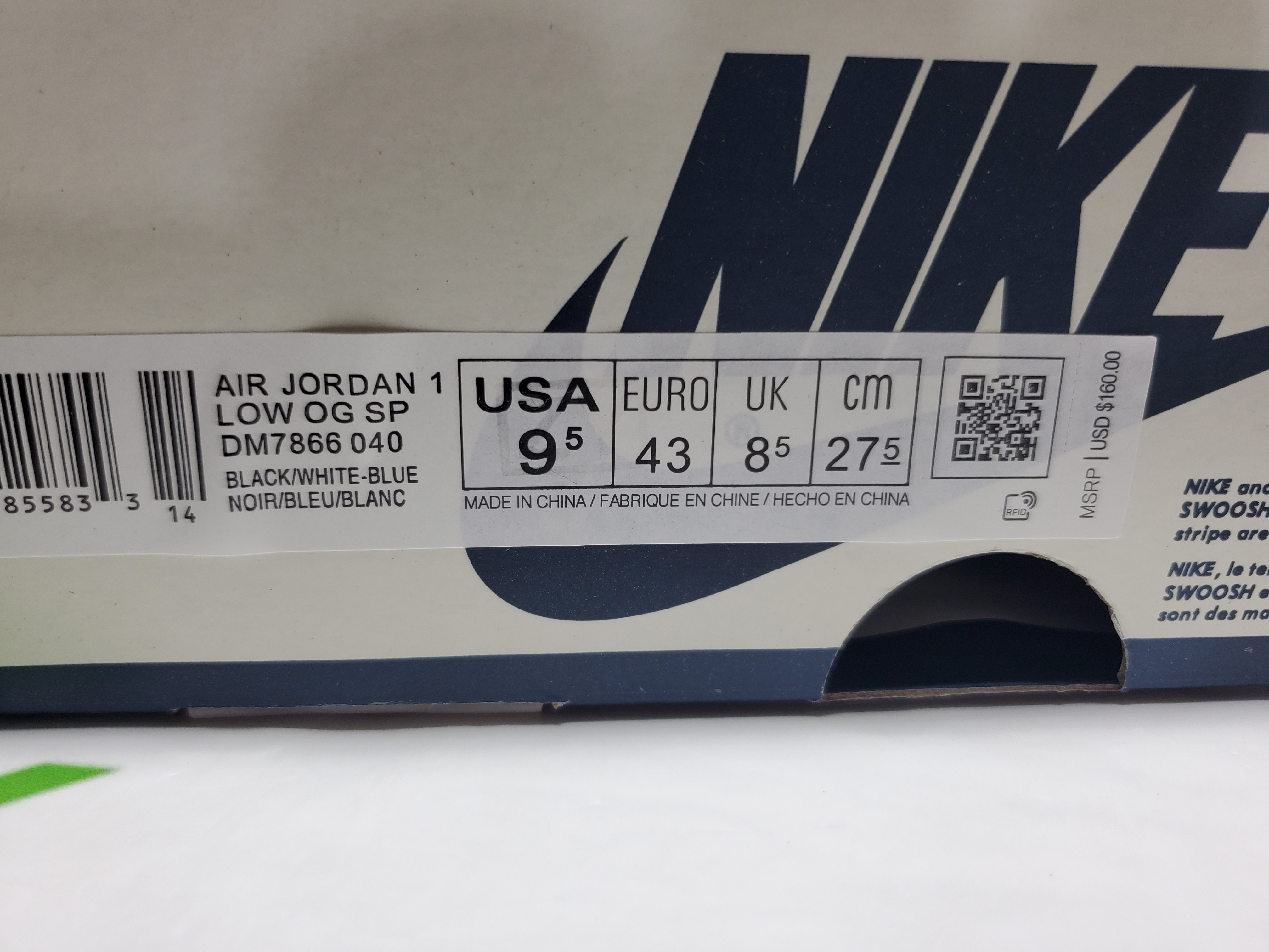 LJR Batch Travis Scott x Air Jordan 1 Low Black White Blue DM7866-040 review StockxKicksVIP 00