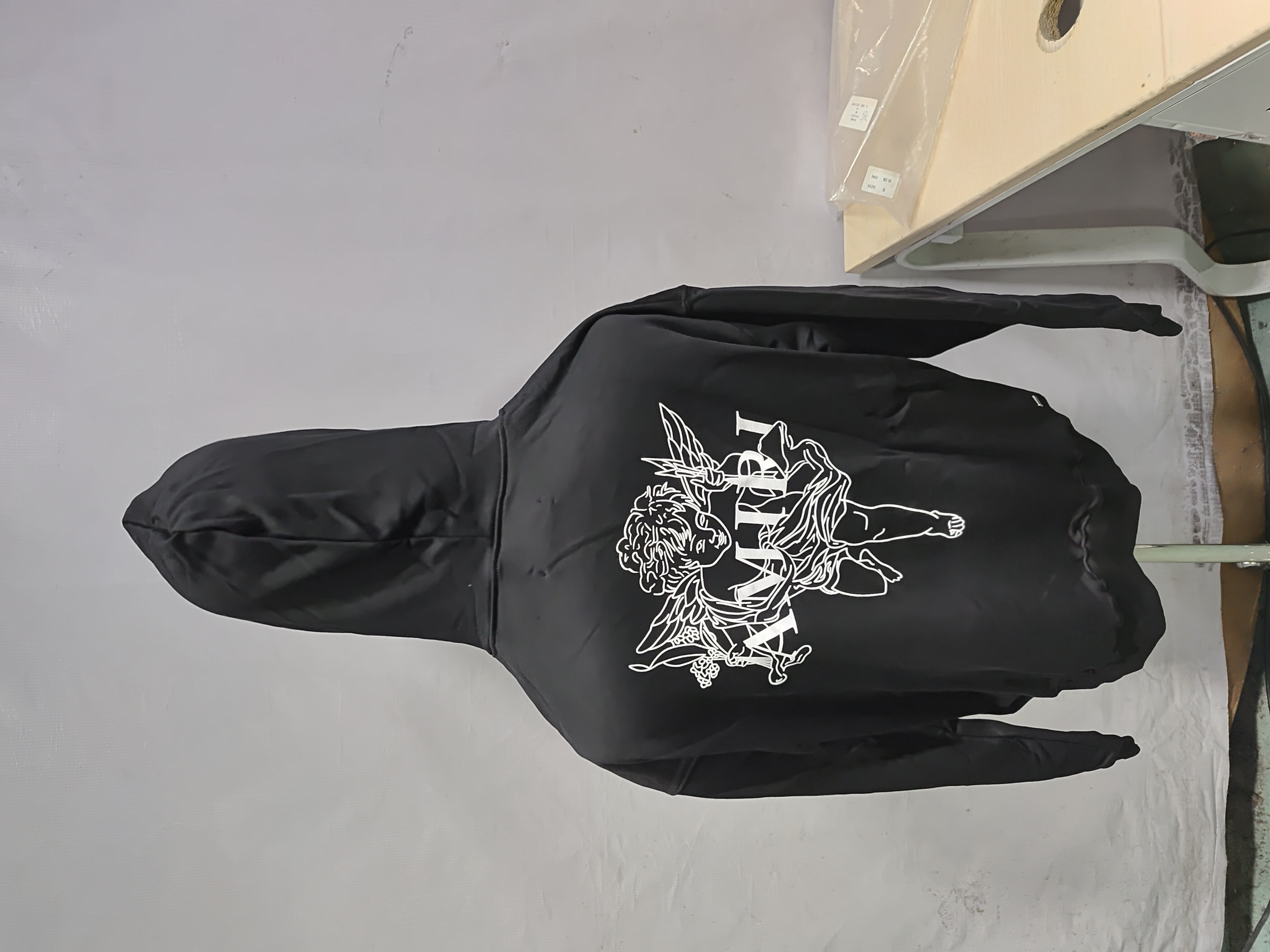 AMIRI Cupid Angel Print Hoodie #9218 Black review StockxKicksVIP 04